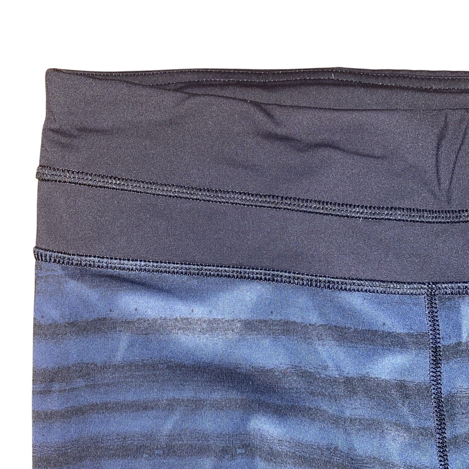 Lululemon Womens Lululemon Leggings Size 6 Black Blue Size 28" / US 6 / IT 42 - 3 Thumbnail