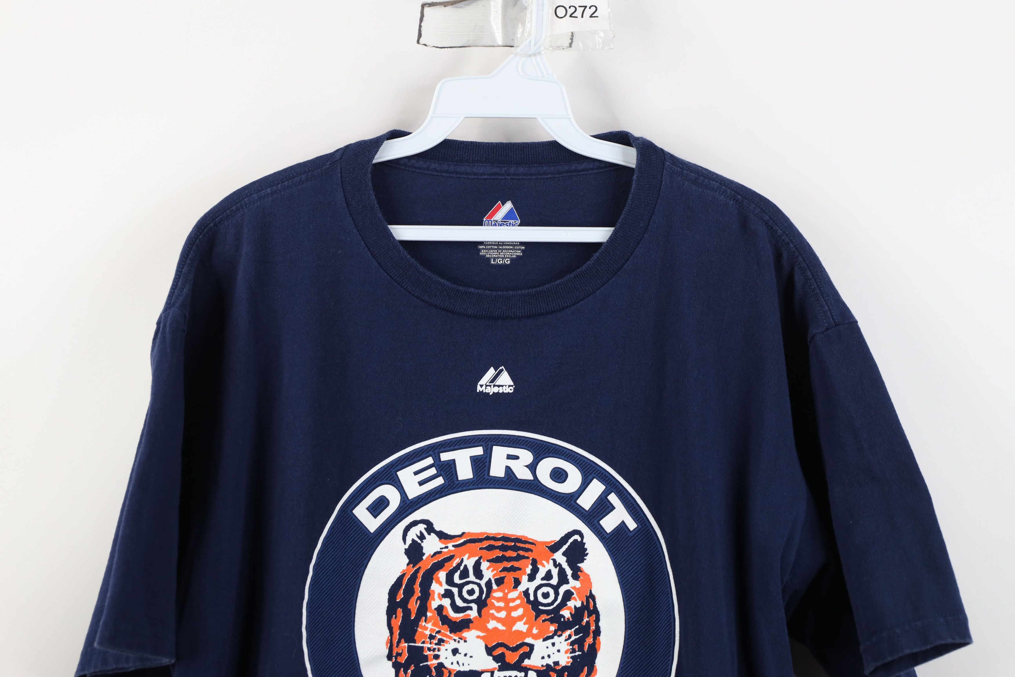 Majestic Vintage Y2K Majestic Detroit Tigers Baseball T-Shirt Blue Size US L / EU 52-54 / 3 - 2 Thumbnail