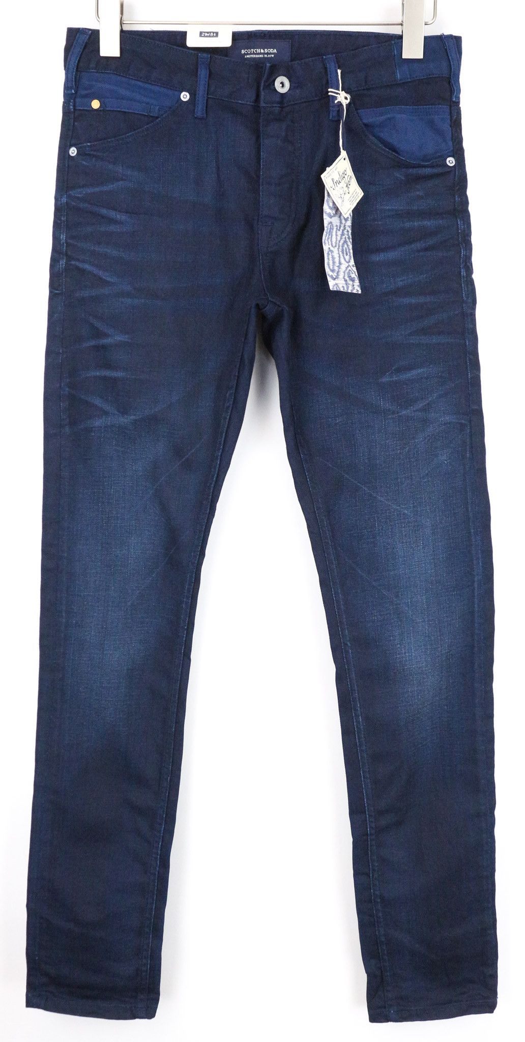 Scotch & Soda PHAIDON W29/L34 Slim Dark Blue Stretch Jeans 74061 Size US 29 - 1 Thumbnail