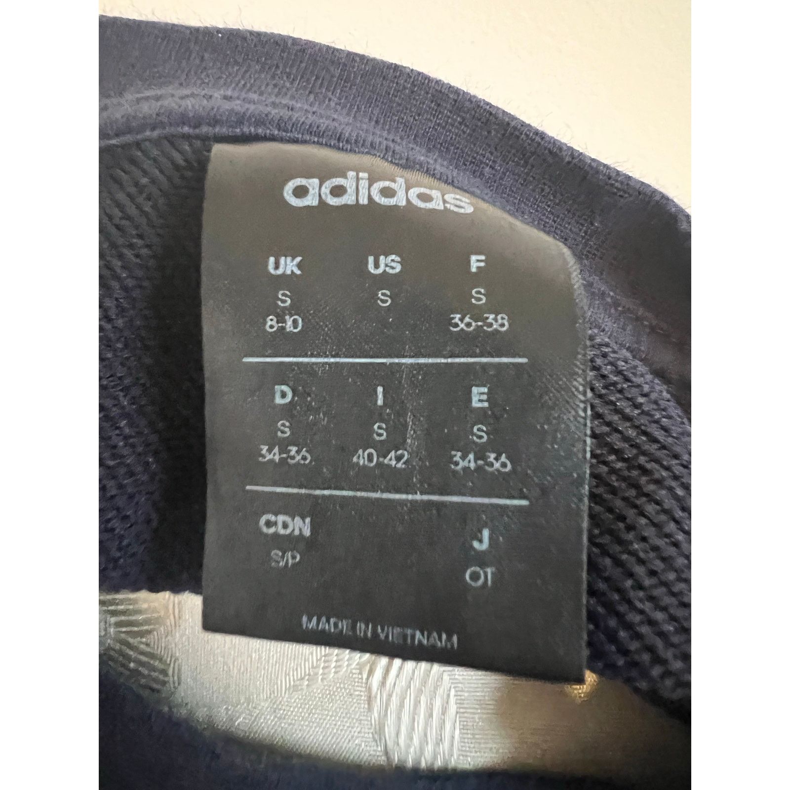 Adidas Adidas Navy Crewneck Sweatshirt Small Size S / US 4 / IT 40 - 5 Thumbnail