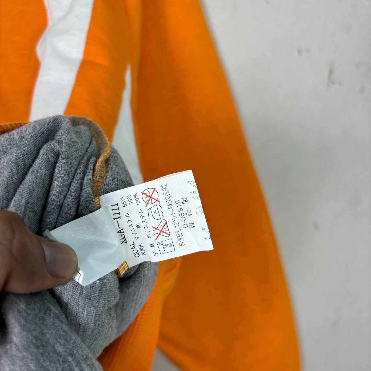 Formula 1 Vintage 90s Sakusen Japanese Racing Sweatshirt Orange F1 M Size US L / EU 52-54 / 3 - 6 Thumbnail