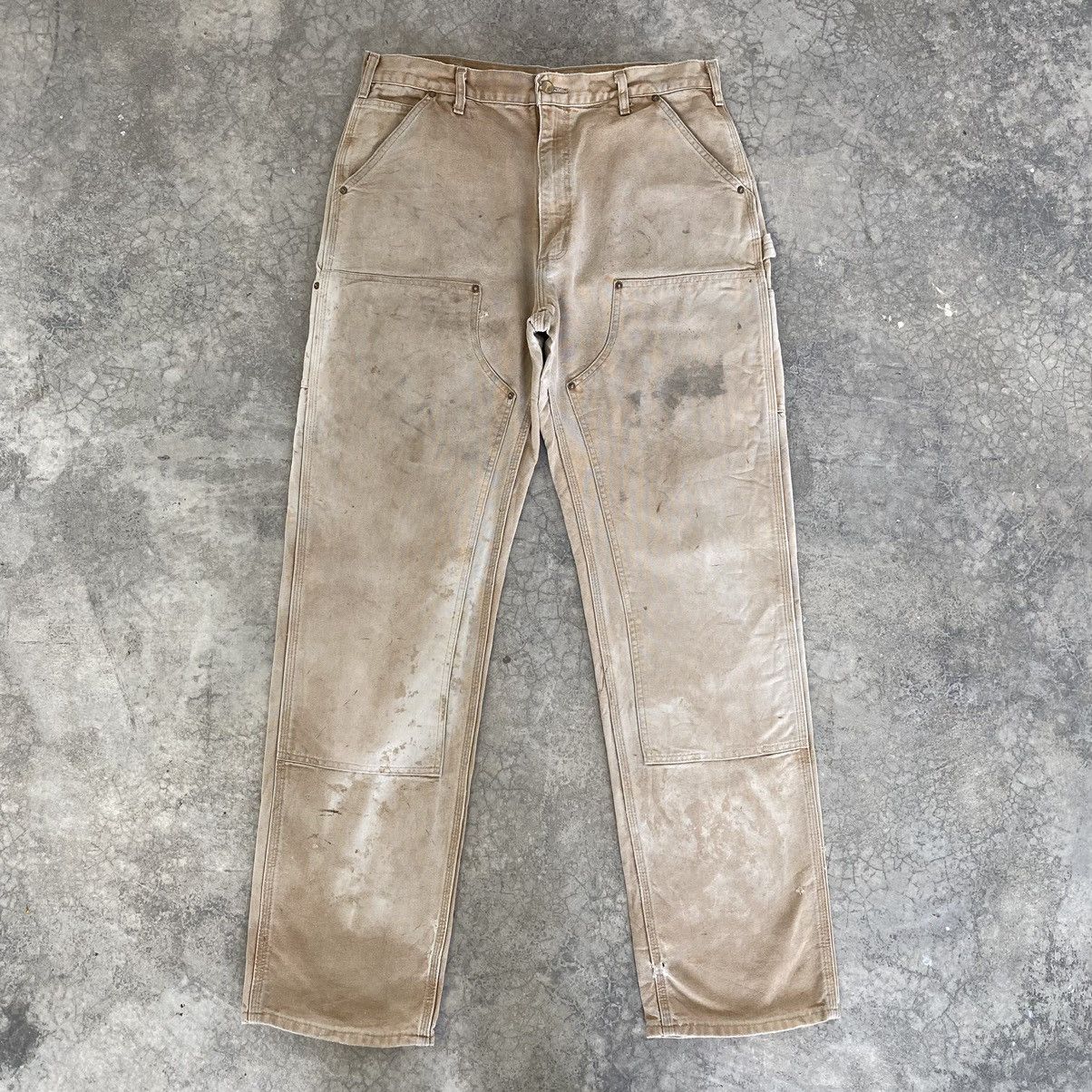 Carhartt VTG Carhartt Double Knee Faded Dirty Carpenter Pants Size US 36 / EU 52 - 3 Thumbnail