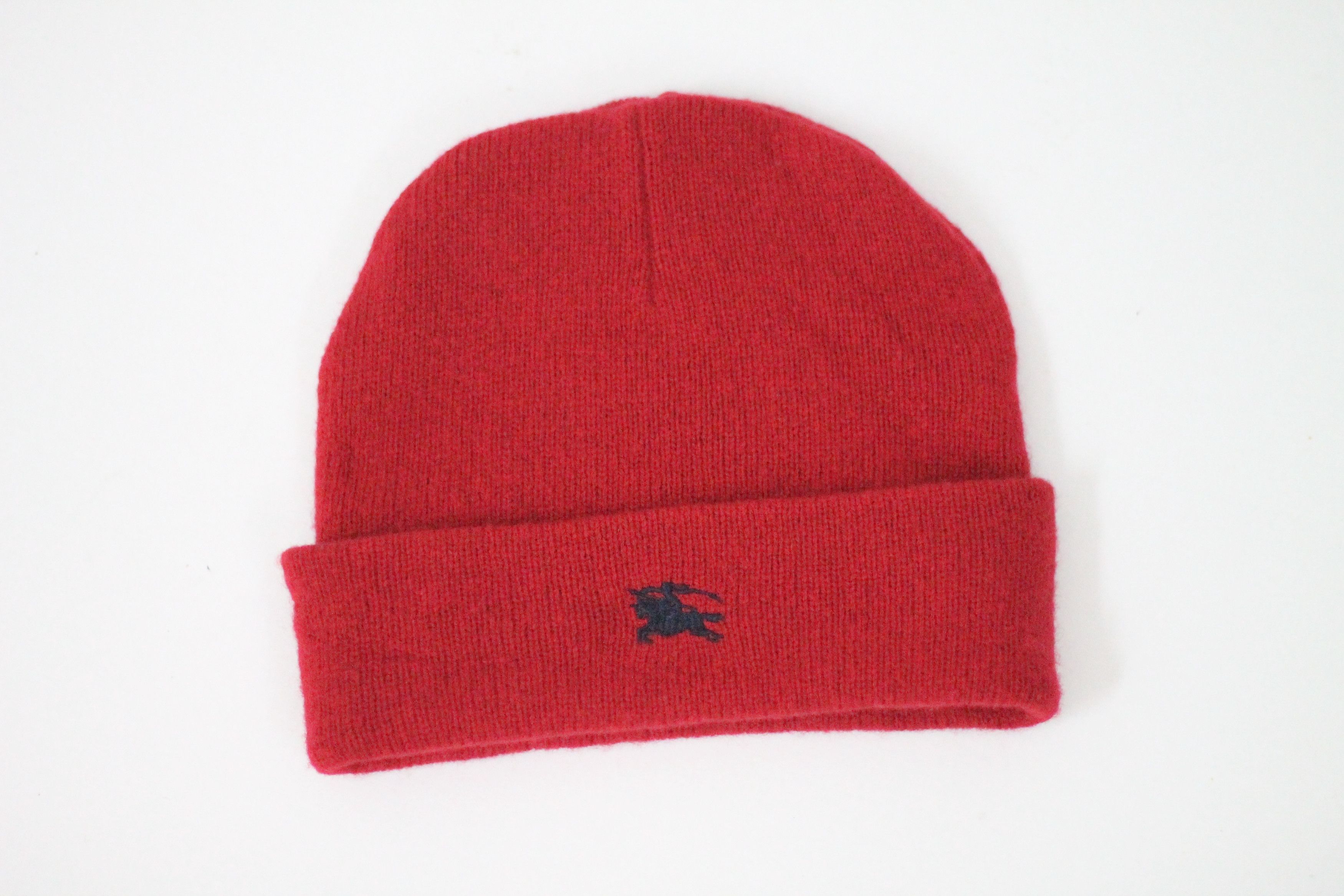 Burberry Vintage BURBERRYS Lambswool Beanie Snowcap. Size ONE SIZE - 1 Thumbnail