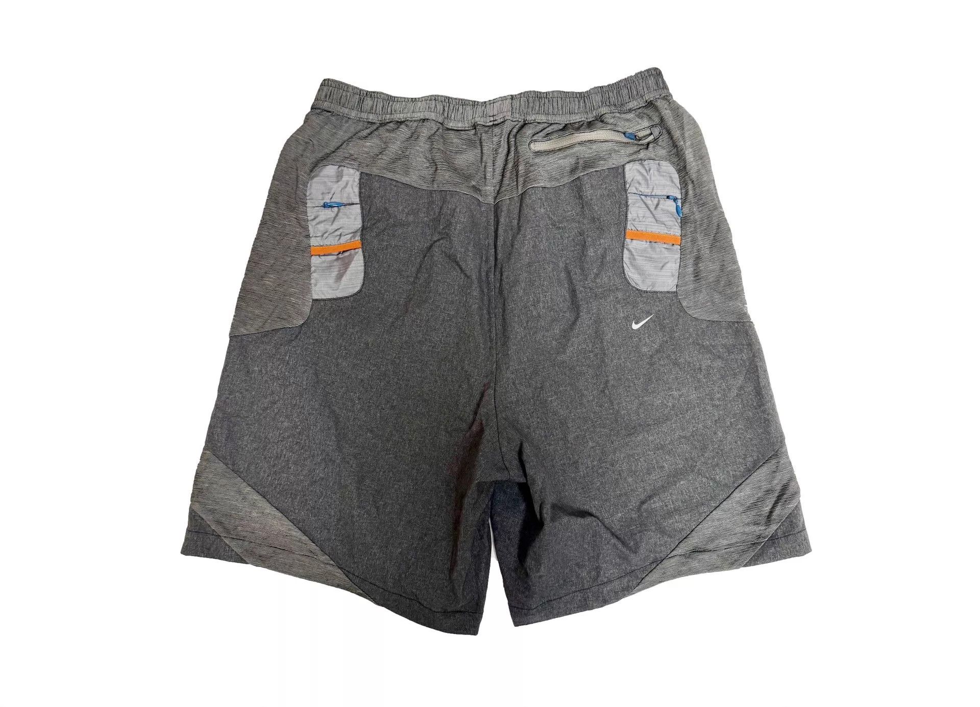 Nike GYAKUSOU Nike Lab Hooded Running Jacket Silver Gray Orange Size US L / EU 52-54 / 3 - 7 Thumbnail