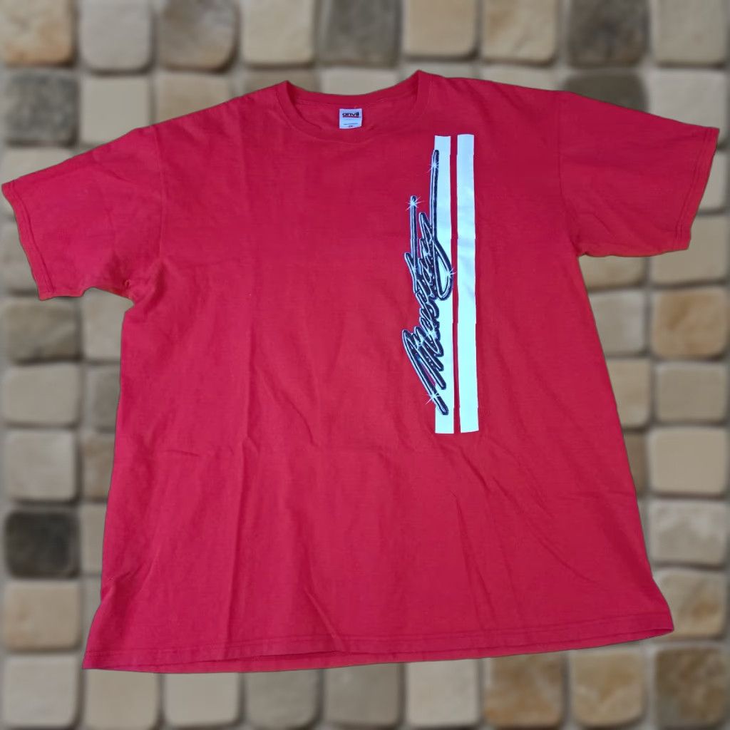 Anvil VINTAGE Ford Motors Mustang Racing Printed T-Shirt 2XL Anvil Red Unisex Adults Short Sleeve 90s Cars Classic Mens Womens Size US XXL / EU 58 / 5 - 1 Thumbnail
