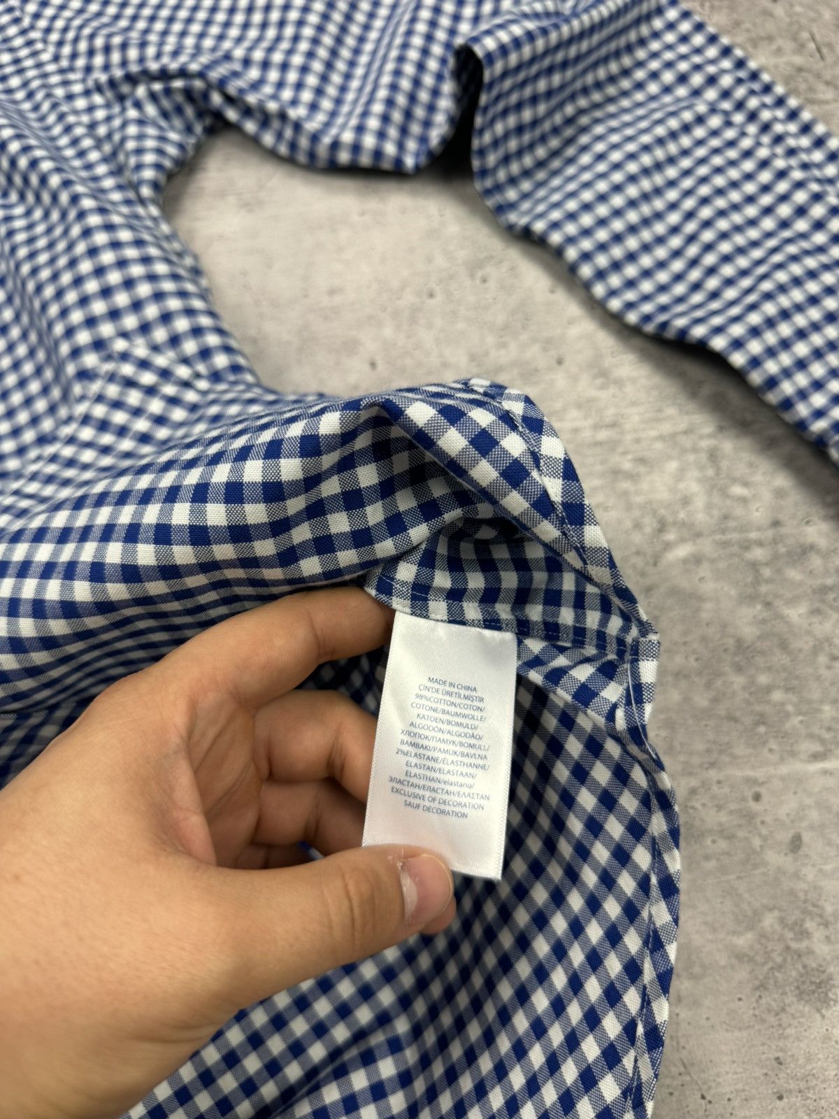 Polo Ralph Lauren × Vintage Vintage Polo Ralph Lauren Y2K Blue Casual Button Ups Shirt Size US S / EU 44-46 / 1 - 12 Thumbnail