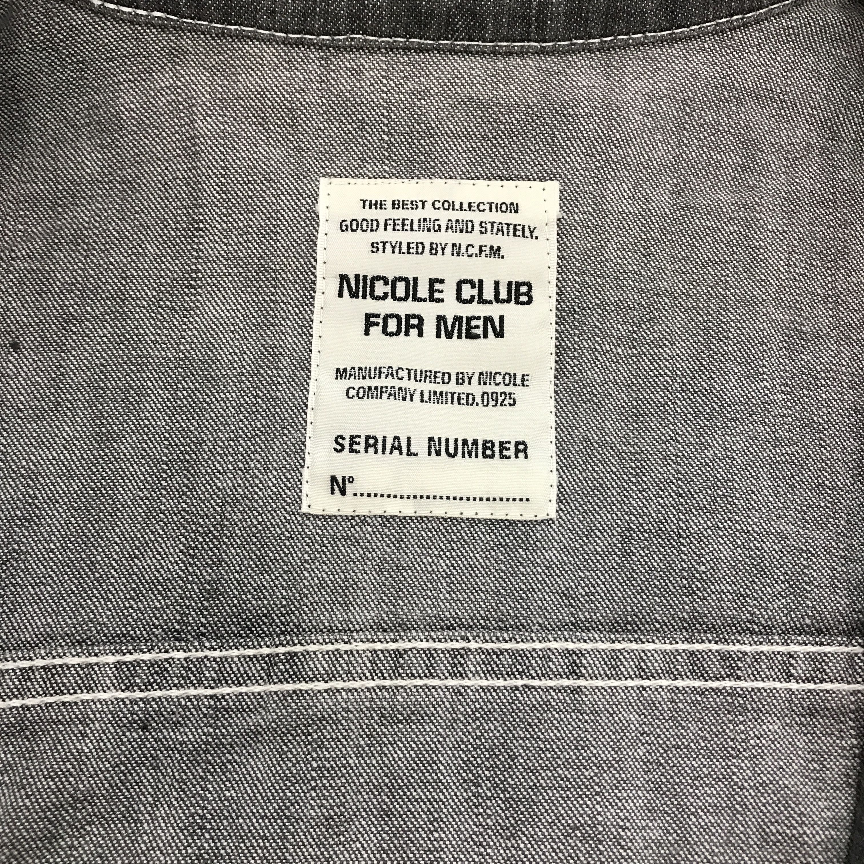 Japanese Brand × Nicole Club nicole club for man Japan black faded up zipper jacket Size US S / EU 44-46 / 1 - 11 Thumbnail