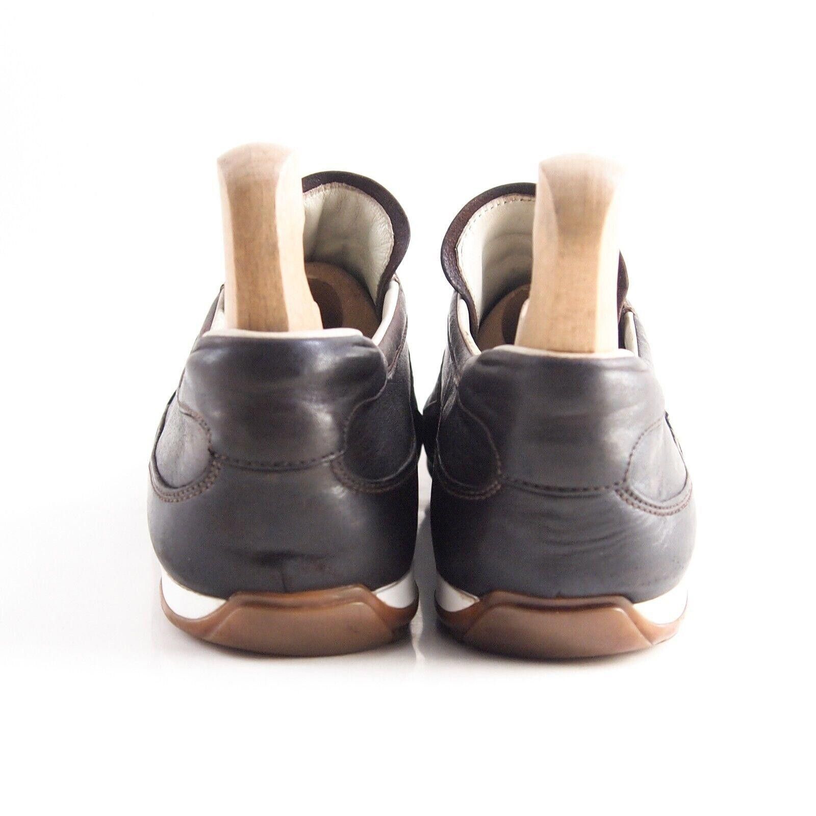 Prada Prada 4E2065 Sneakers Trainers Brown Leather EU 41.5 US 8.5 Size US 8.5 / EU 41-42 - 5 Thumbnail