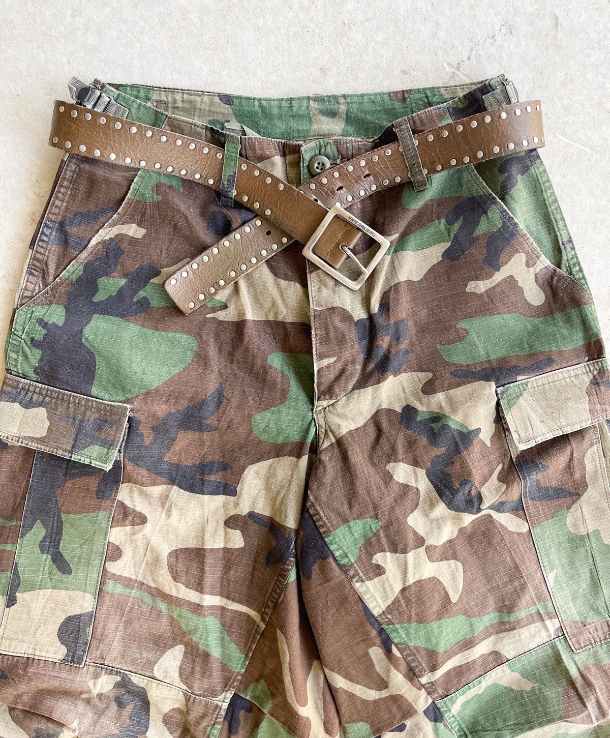 Other VINTAGE U.S. MILITARY CARGO SHORTS (CUSTOM) Size US 30 / EU 46 - 2 Thumbnail