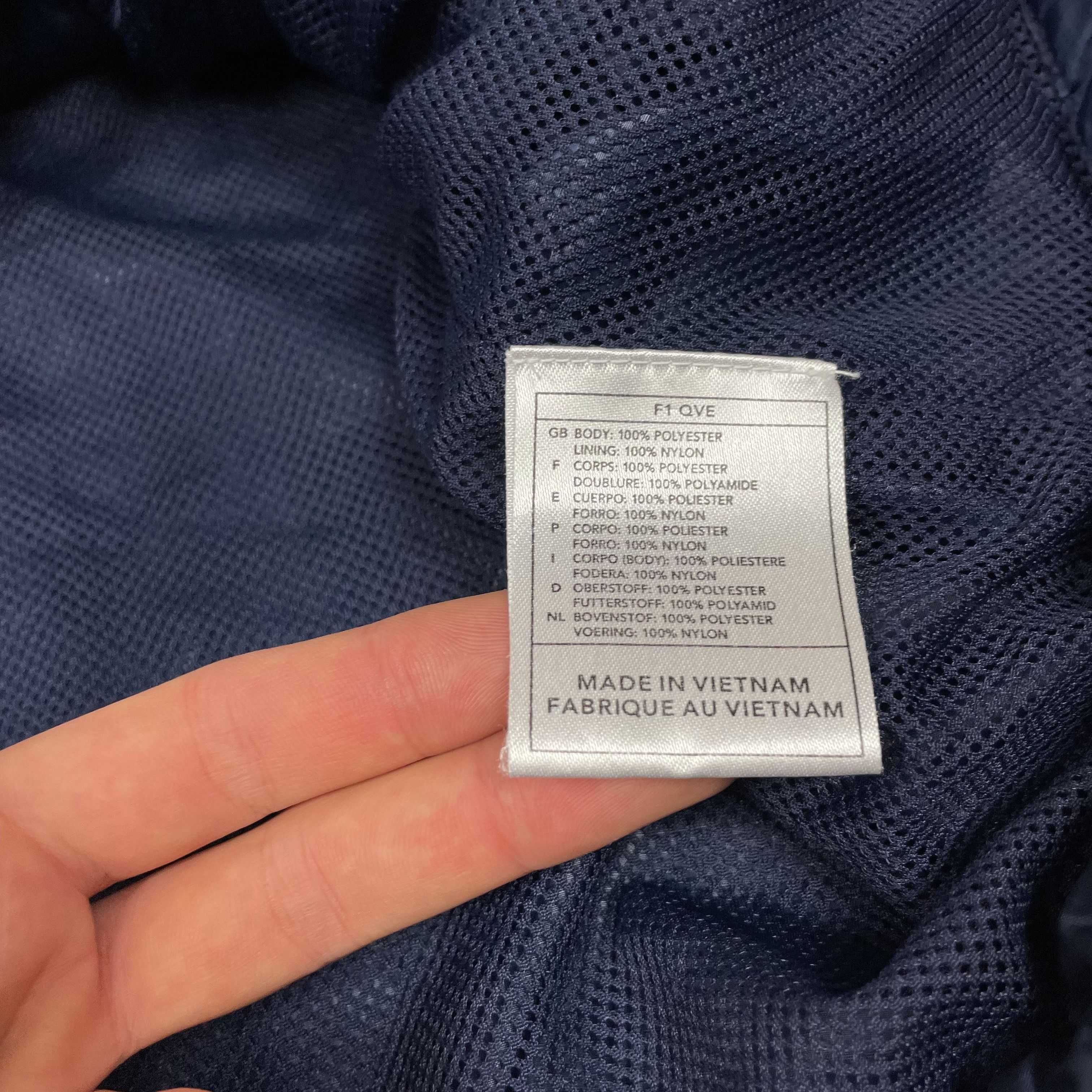 Nike × Vintage Nike Men's Navy Hooded Full Zip Windbreaker Jacket Medium Size US M / EU 48-50 / 2 - 11 Thumbnail