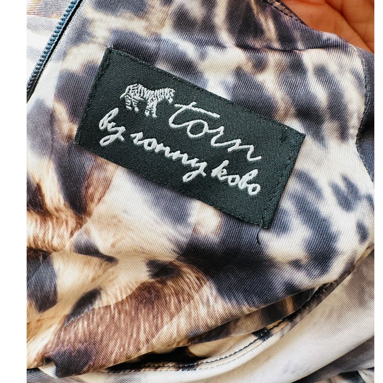 Other Torn by Ronny Kobo Black Multi Animal Print Bodycon Dress S Size S / US 4 / IT 40 - 9 Thumbnail