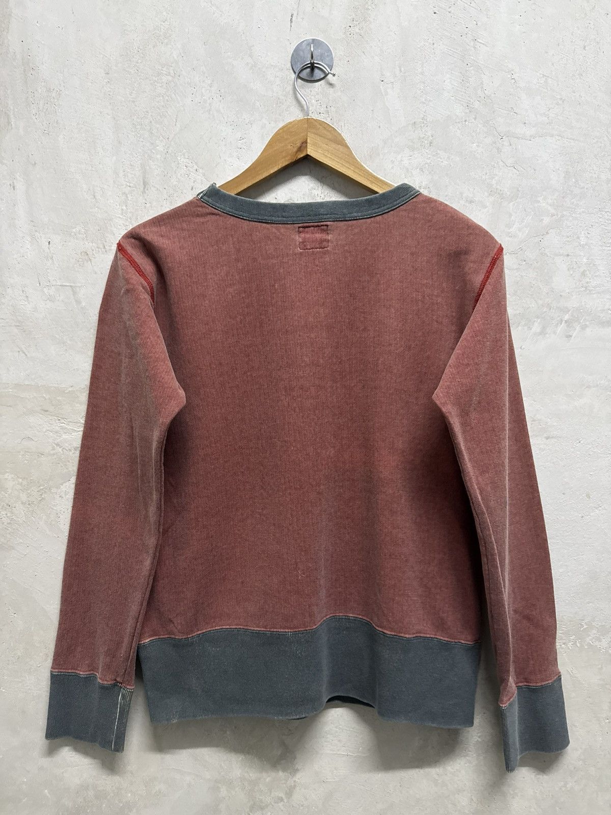 Japanese Brand 2000s Archive Wask Denim 40s Style Sweatshirt Size US S / EU 44-46 / 1 - 5 Thumbnail