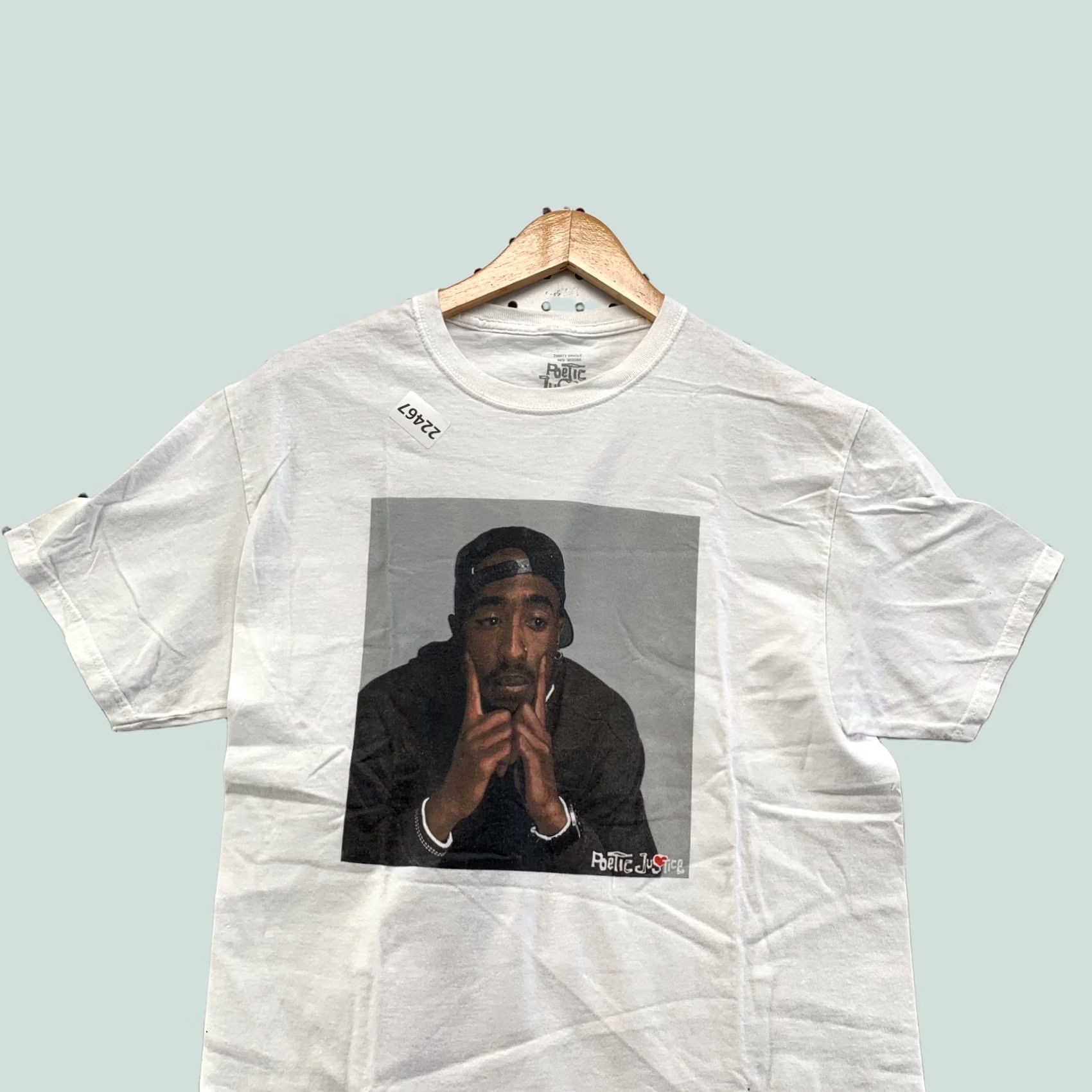 Vintage TUPAC 2Pac Shirt White Poetic Justice Portrait Adult Medium Hip Hop RAP T Size US M / EU 48-50 / 2 - 1 Thumbnail