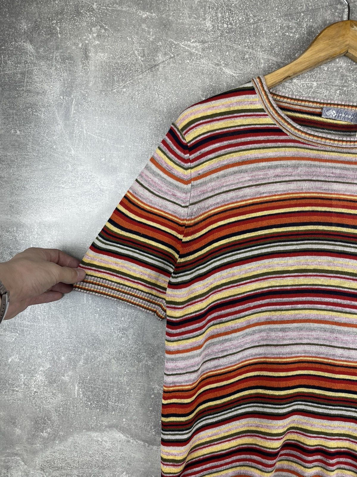 Other Fradi NWT Luxury Stripped T-Shirt Linen Cotton Size US M / EU 48-50 / 2 - 4 Thumbnail