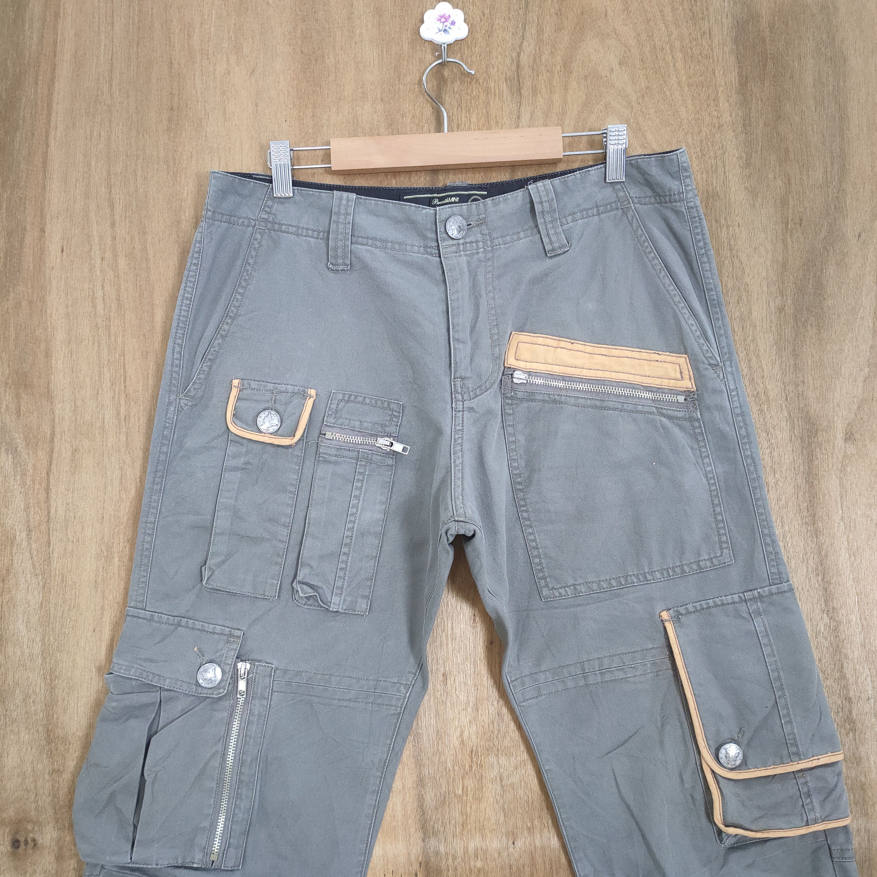 If Six Was Nine 10 POCKET BREATH MINT BONDAGE CARGO PANTS Size US 34 / EU 50 - 3 Thumbnail
