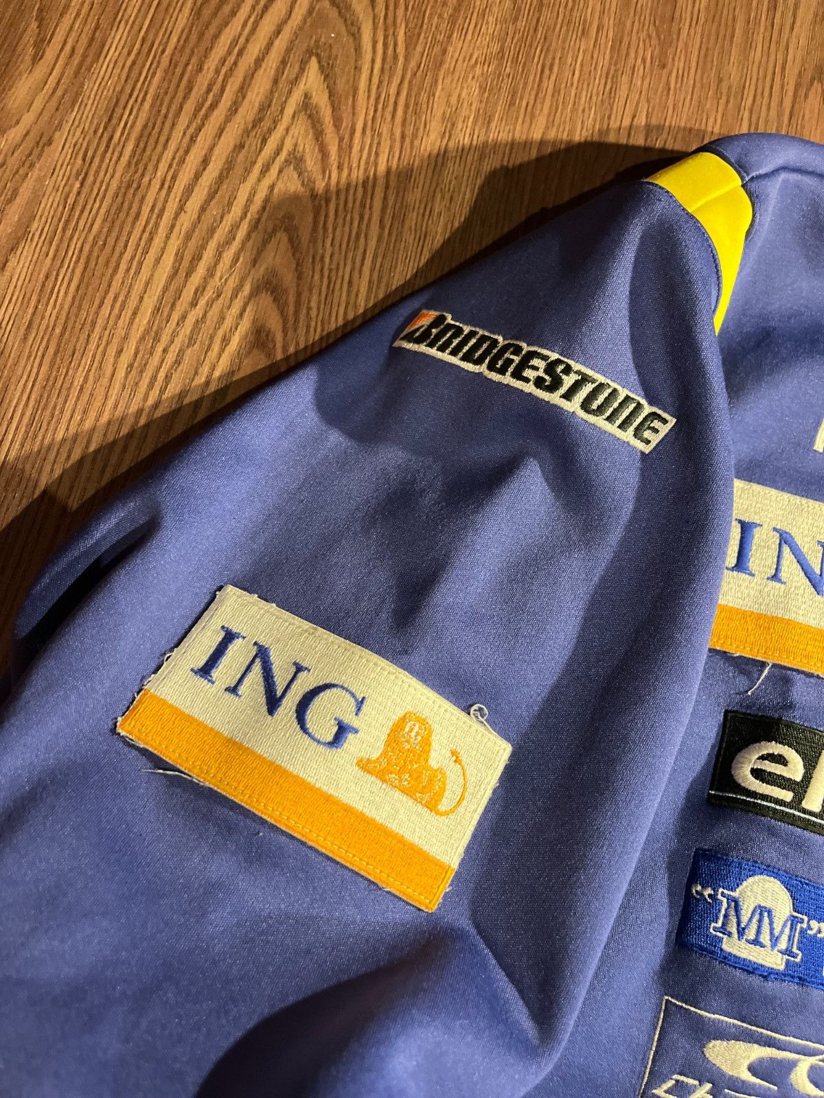 Puma Vintage Renault ING Softshell Racing Jacket Size US XL / EU 56 / 4 - 3 Thumbnail