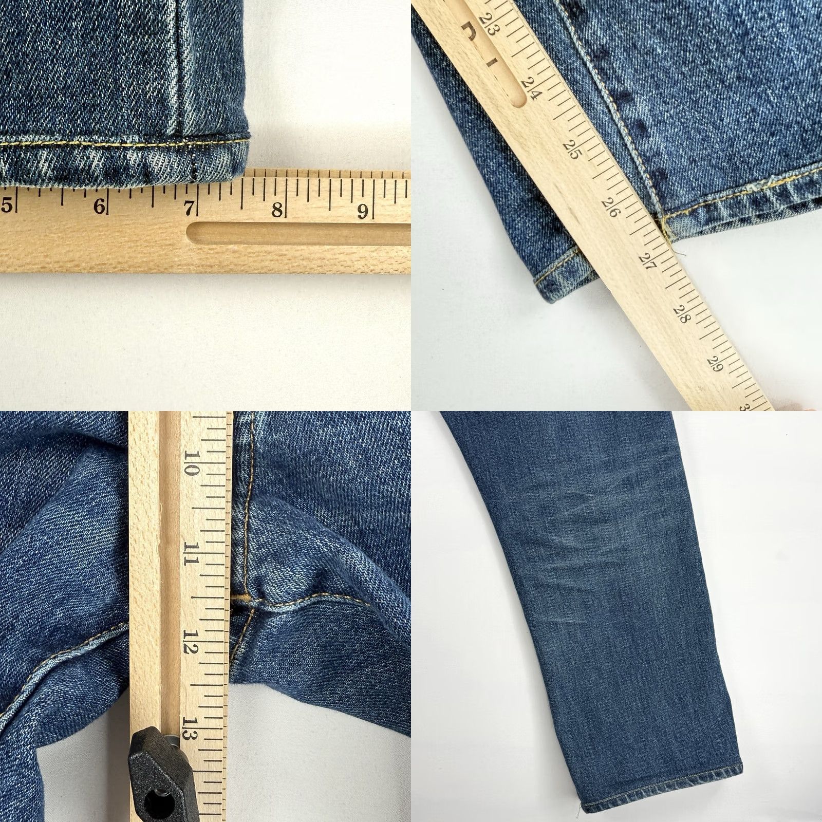 Buck Mason Buck Mason Ford Standard Jeans Mens Size 33 (Actual 35x27) 14oz Denim Regular Fit 5-Pocket Button Fly Blue Jeans Size US 33 - 8 Thumbnail