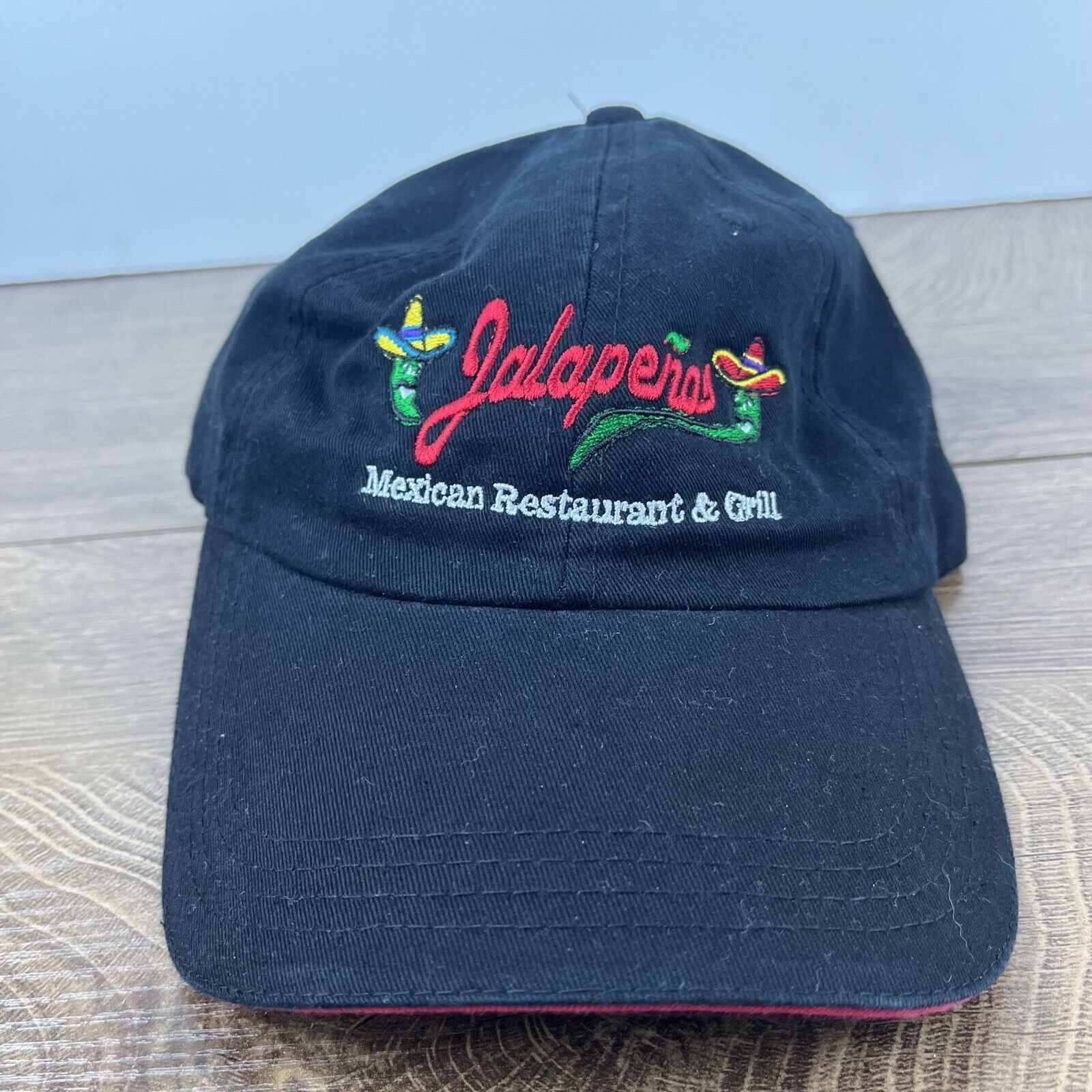 Other Jalapenos Mexican Restaurant Grill Hat Black Adjustable Hat Size ONE SIZE - 2 Thumbnail