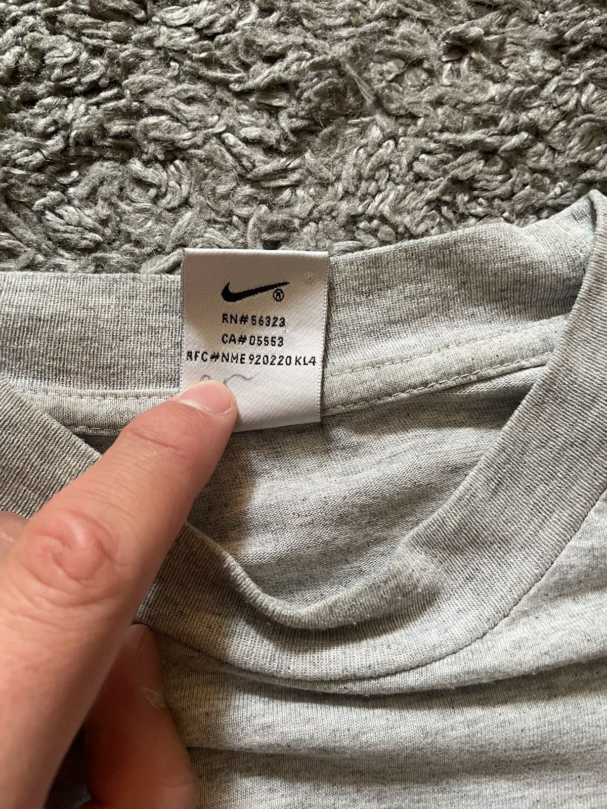 Nike × Vintage 90s Nike Long-Sleeve Vintage Streetwear Logo Swoosh Rare Size US L / EU 52-54 / 3 - 9 Thumbnail