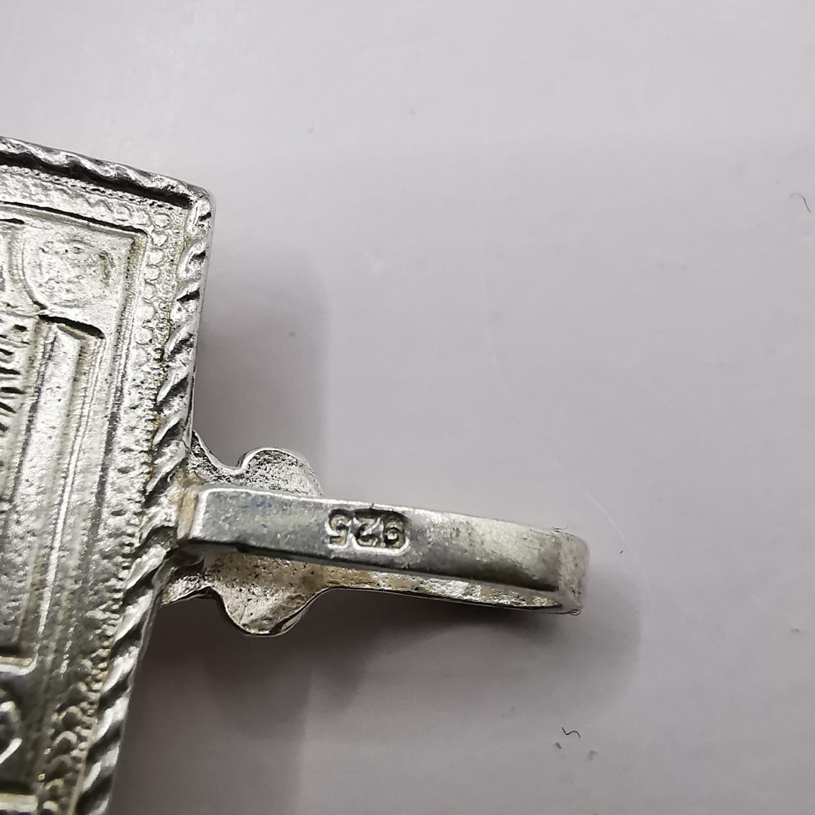 Sterling Silver Vintage pendant "Nicholas the Wonderworker 925 silver 7,46g Size ONE SIZE - 7 Thumbnail