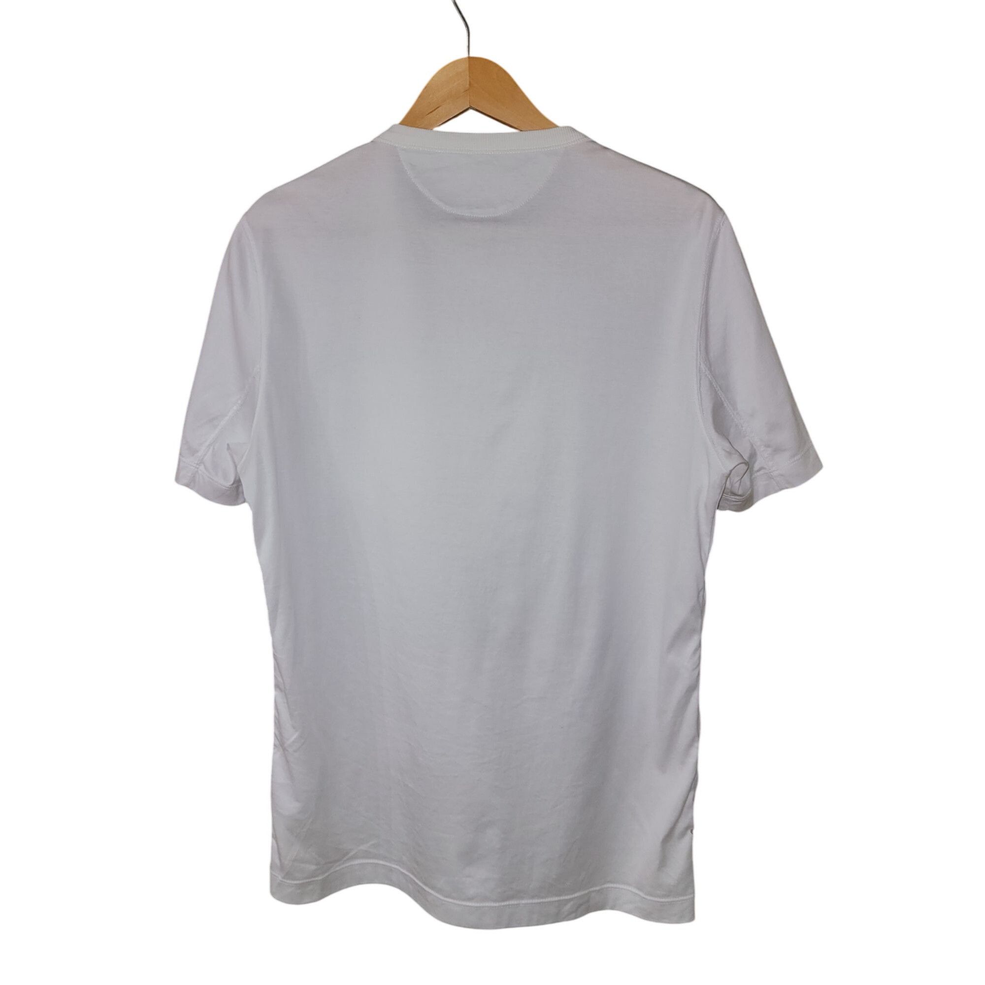 Brunello Cucinelli Brunello Cucinelli Slim-Fit White Cotton-Jersey T-Shirt Size Size US M / EU 48-50 / 2 - 2 Thumbnail