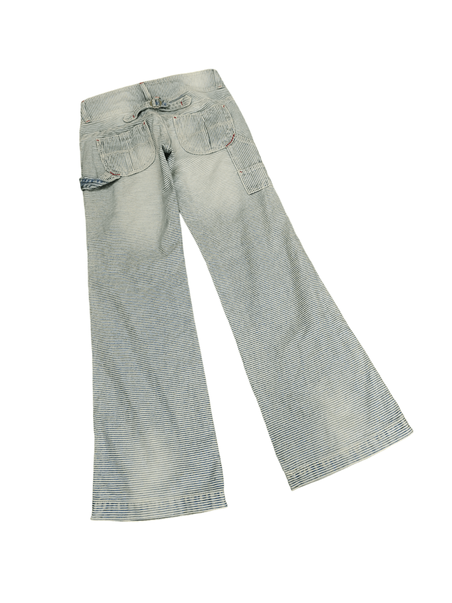 If Six Was Nine Baggy Flare Jeans Honeysuckle Rose Low Rise Boot Cut Y2k Size US 29 - 11 Thumbnail