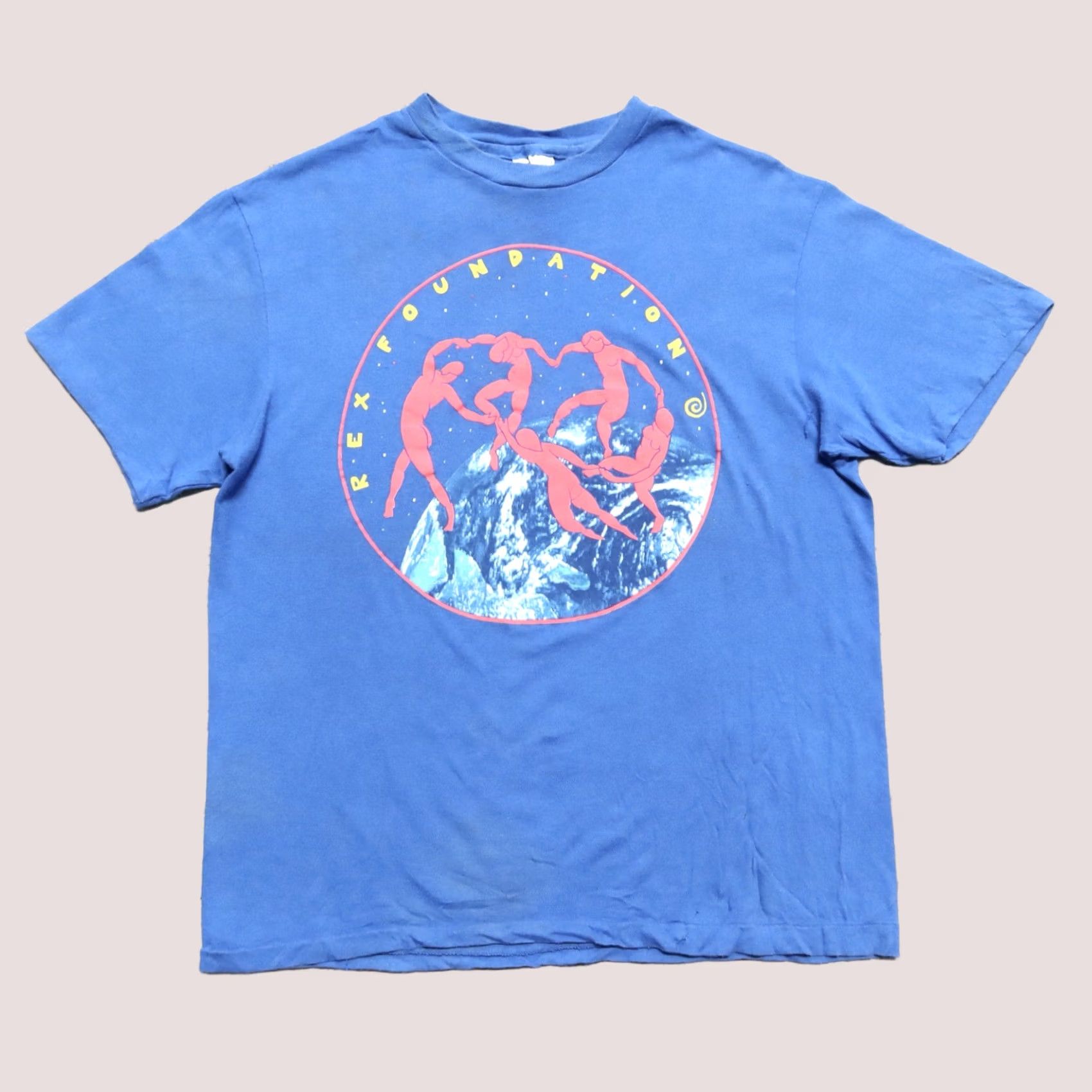 Hanes Vintage Grateful Dead Rex Foundation Shirt L Mens Blue Size US L / EU 52-54 / 3 - 1 Thumbnail