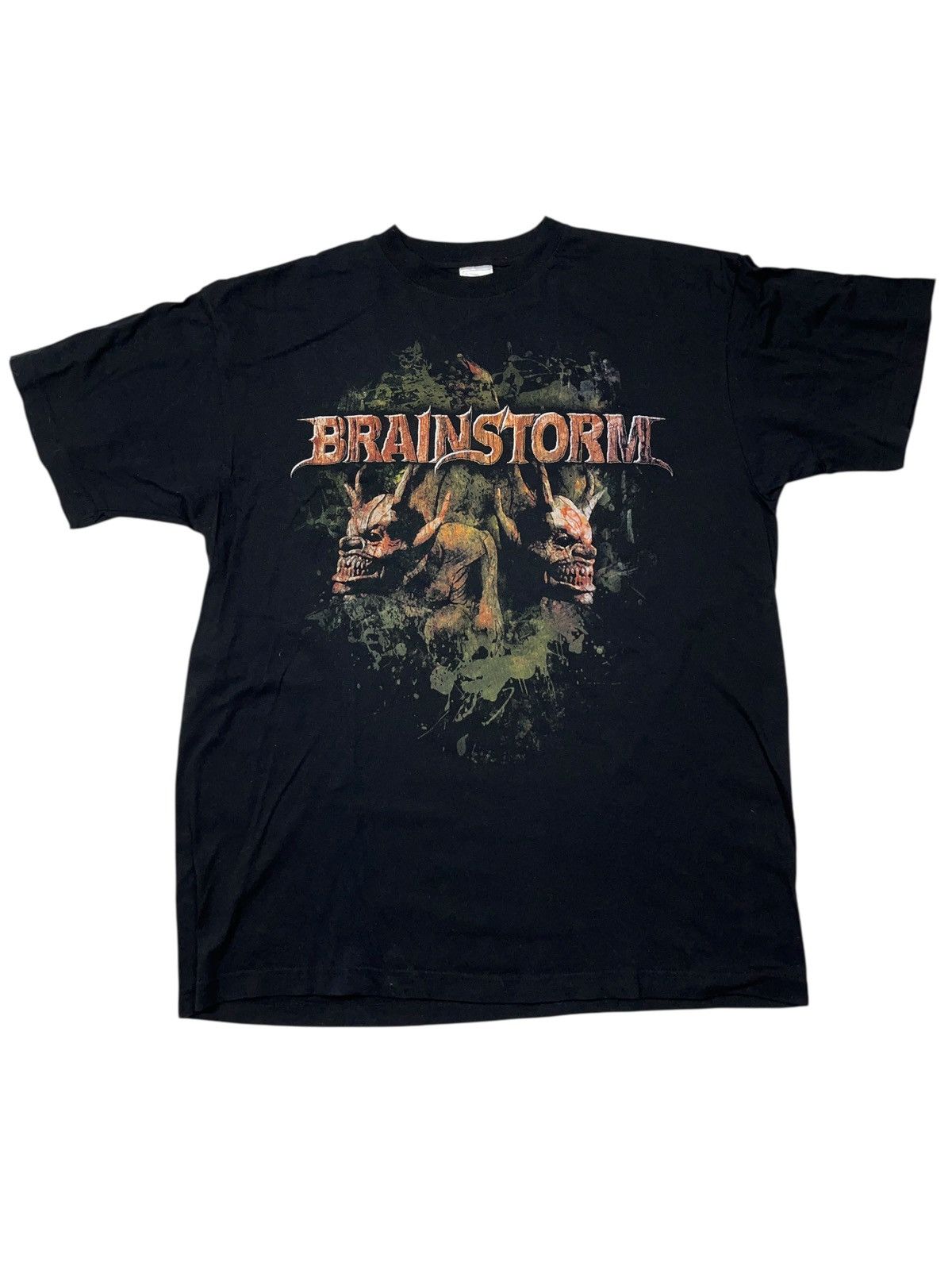 Band Tees × Vintage Vintage Brainstorm Memorial Roots Tour 2009/10 T-shirt Size US XL / EU 56 / 4 - 1 Thumbnail
