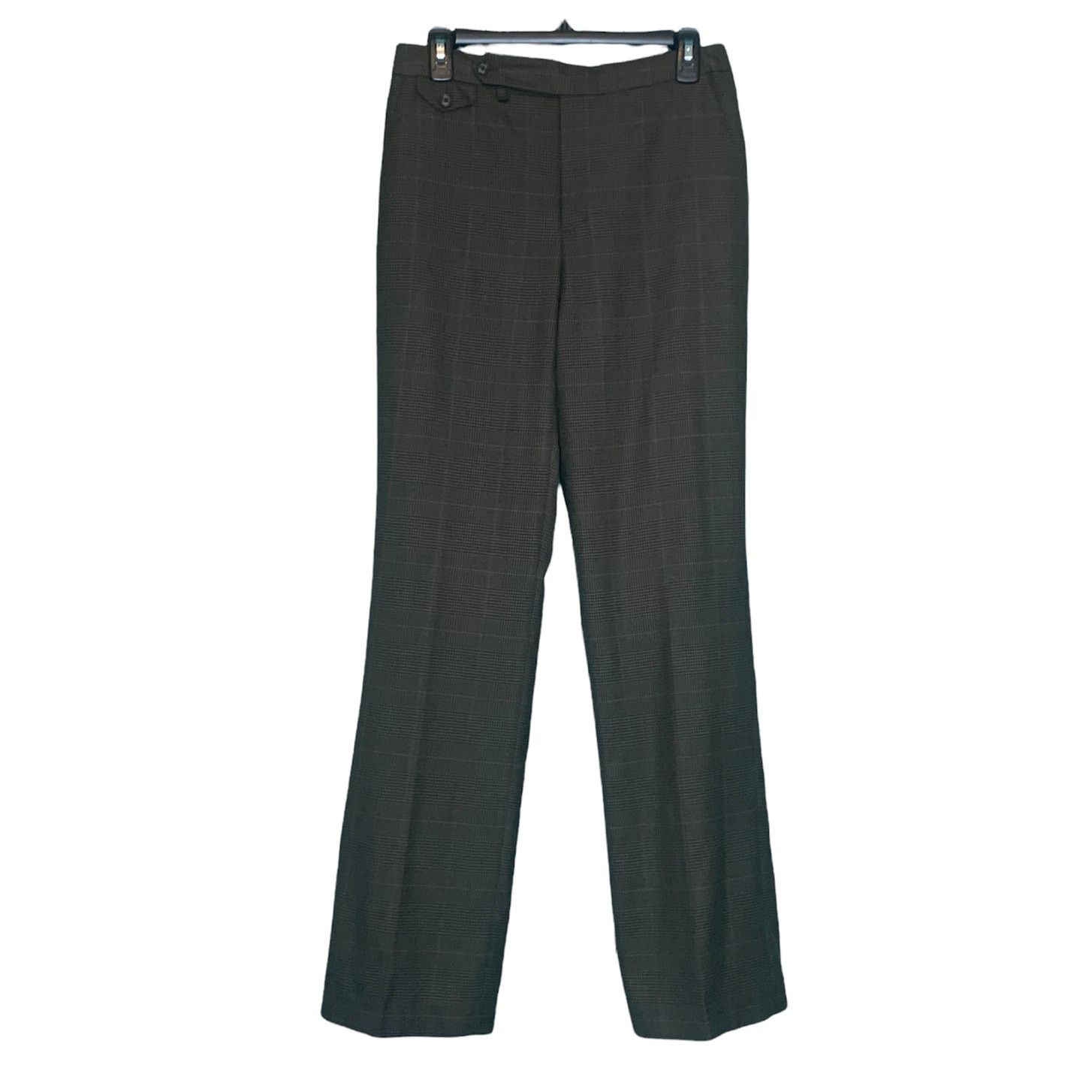 Chaps Chaps green plaid wool straight legs vintage pants size 4 Size 27" / US 4 / IT 40 - 1 Thumbnail