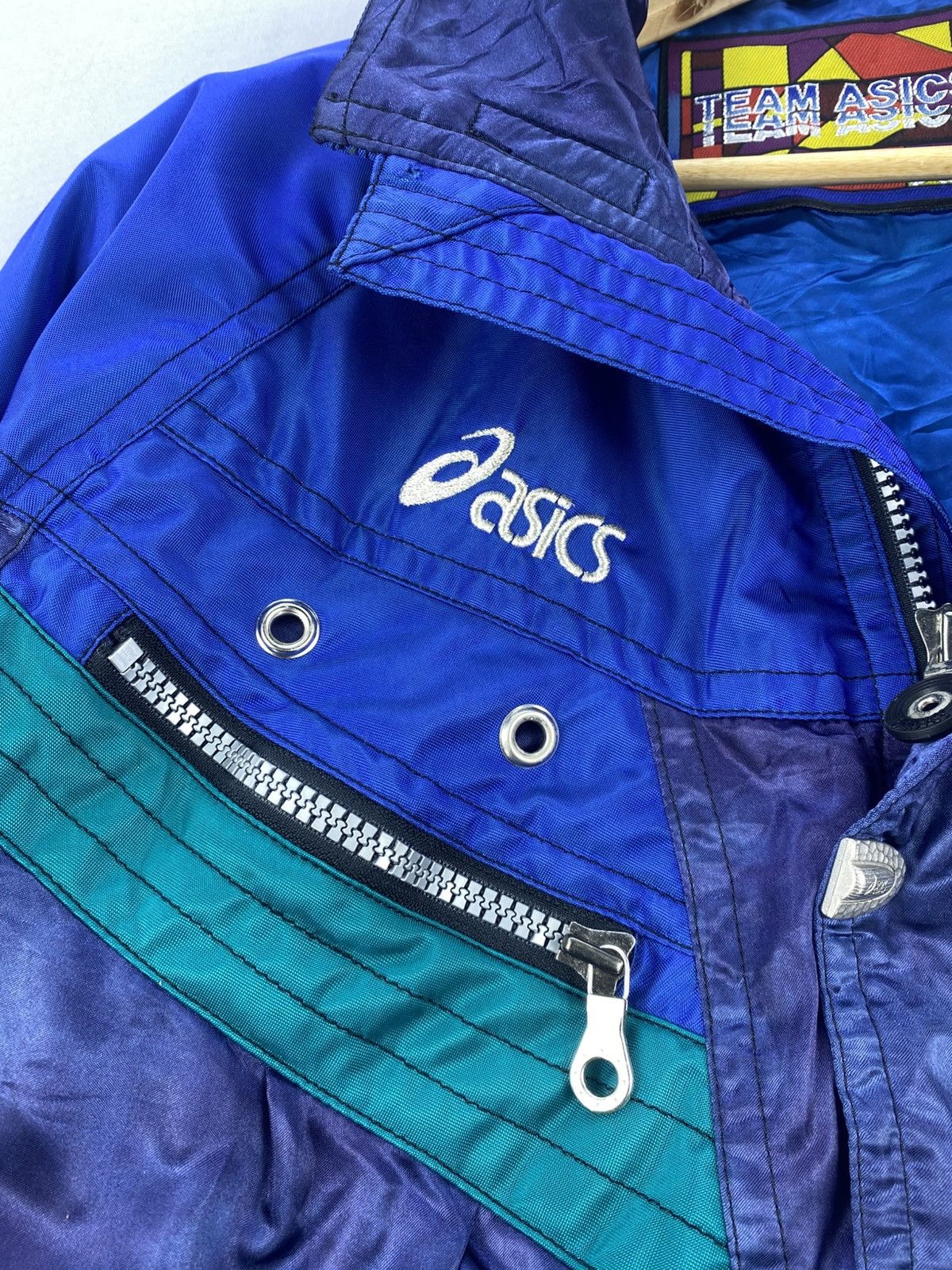 Asics Vintage Asics Multicolour Ski Jacket Size US L / EU 52-54 / 3 - 10 Thumbnail