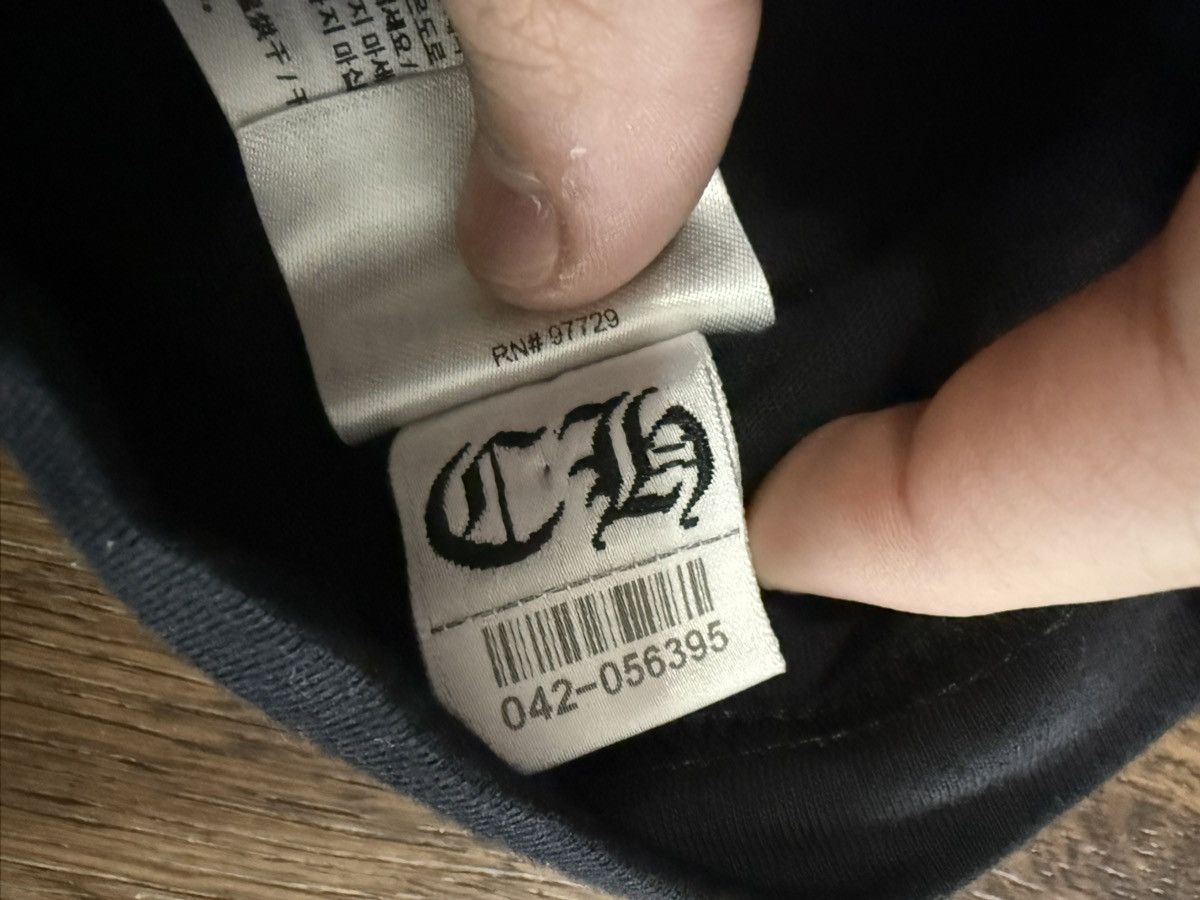 Chrome Hearts NEW Chrome hearts blue neck logo t shirt Size US L / EU 52-54 / 3 - 8 Thumbnail