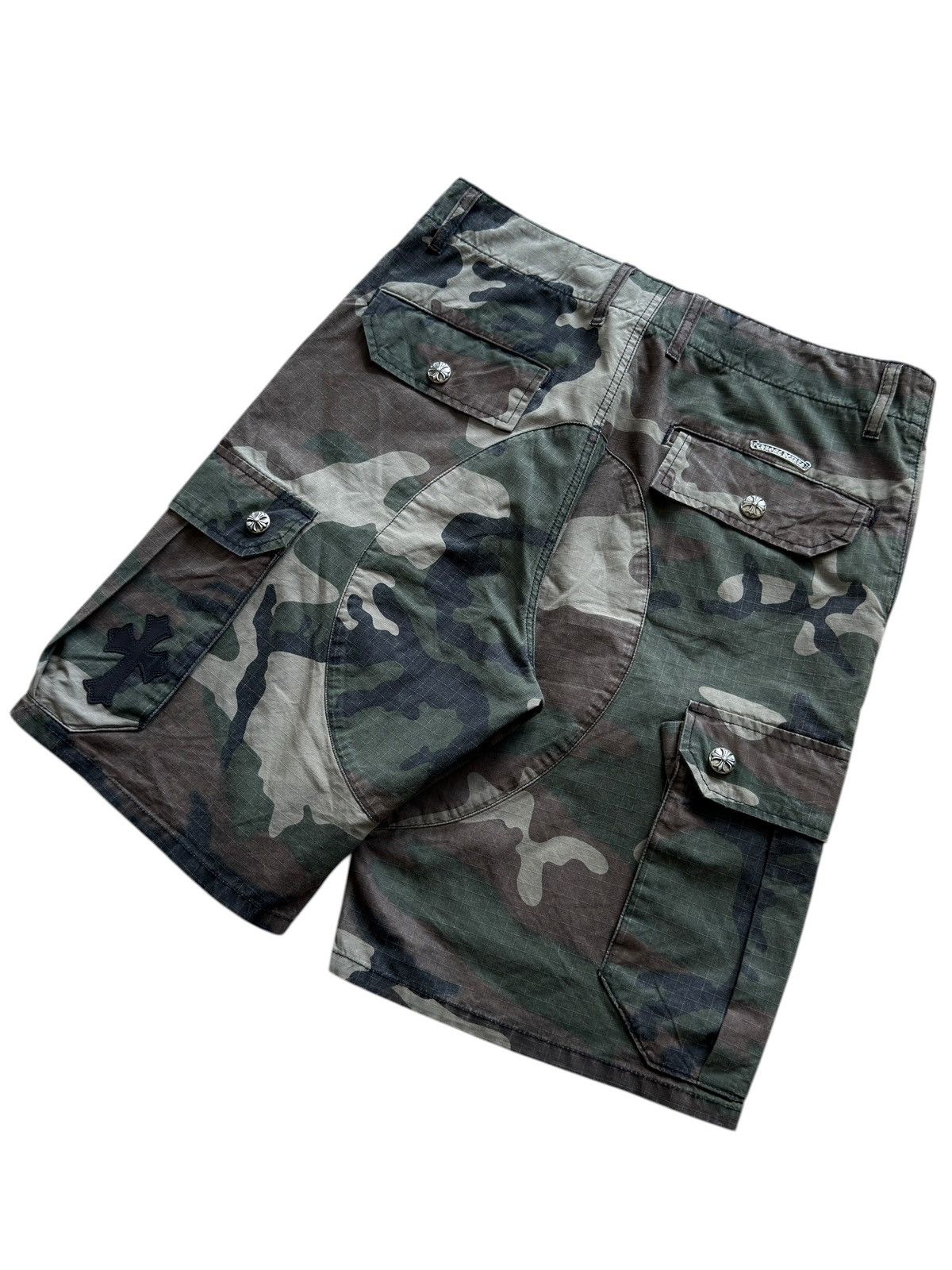 Chrome Hearts Chrome Hearts ‘Devil Dog’ Camo Cargo Shorts Size US 32 / EU 48 - 4 Thumbnail