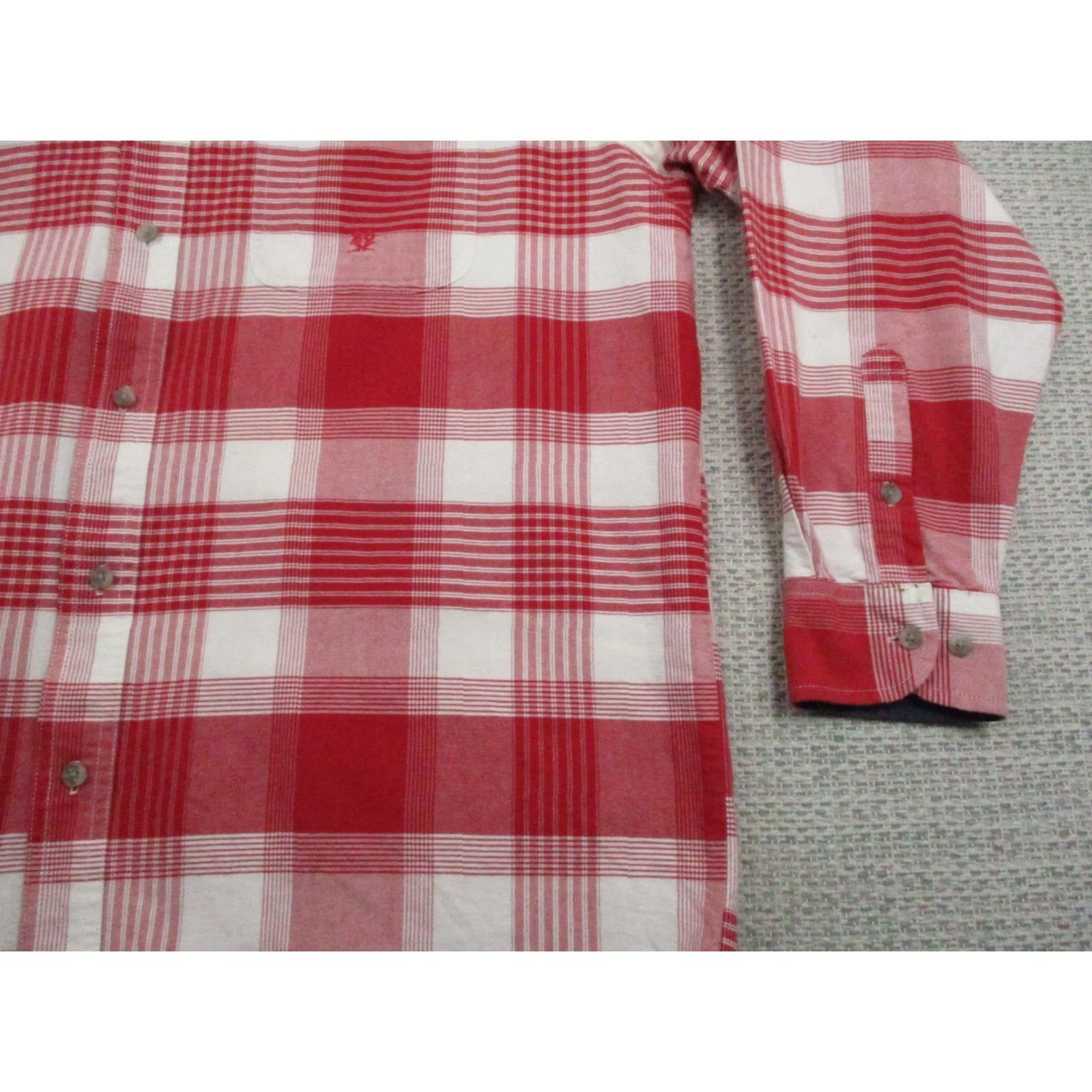 Wrangler Wrangler Shirt Mens XL Red White Plaid Button Down Western Cowboy Size US XL / EU 56 / 4 - 2 Thumbnail