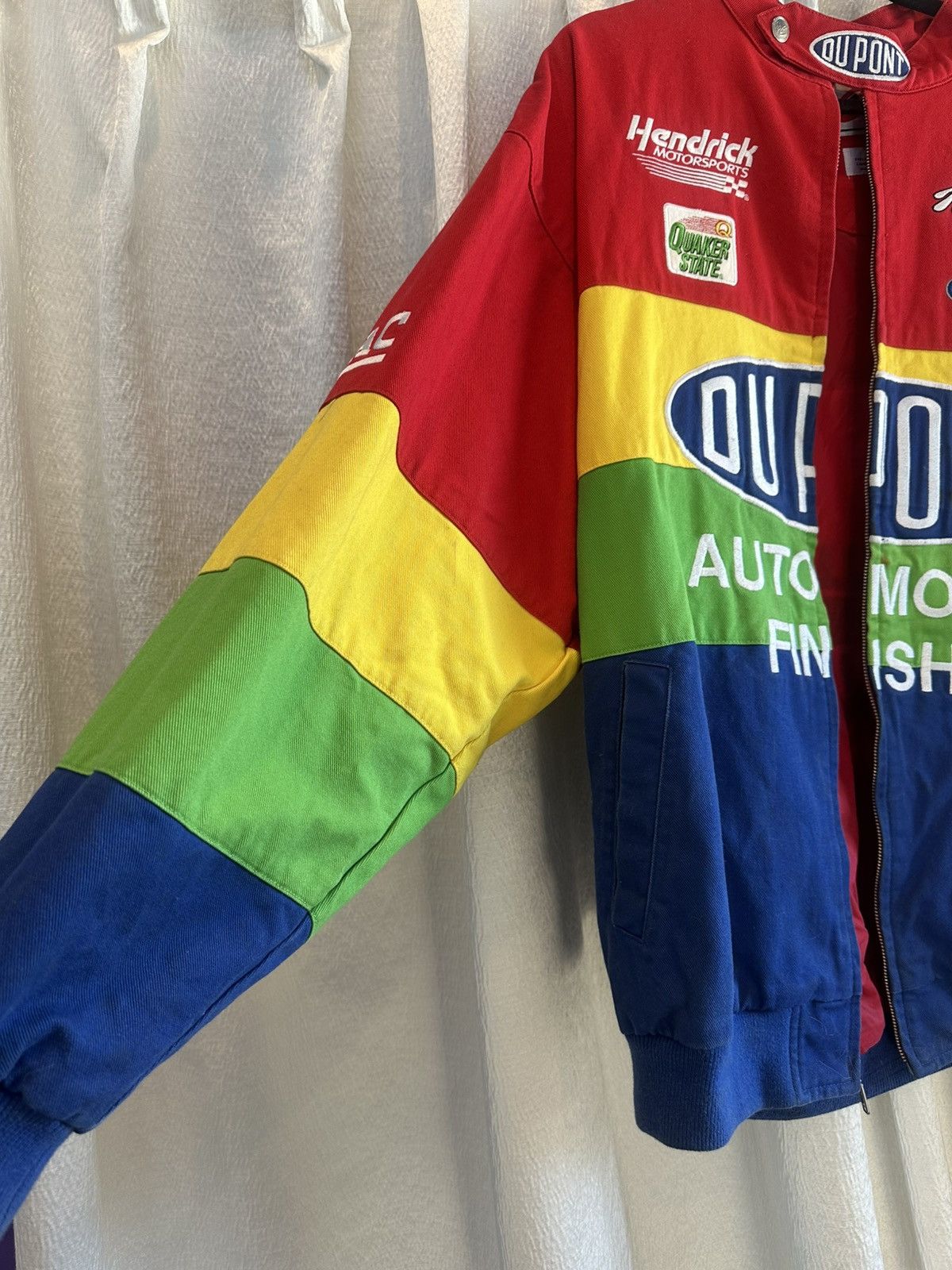 NASCAR Vintage 90’s NASCAR Jeff Gordon Racing Jacket Size US XL / EU 56 / 4 - 4 Thumbnail