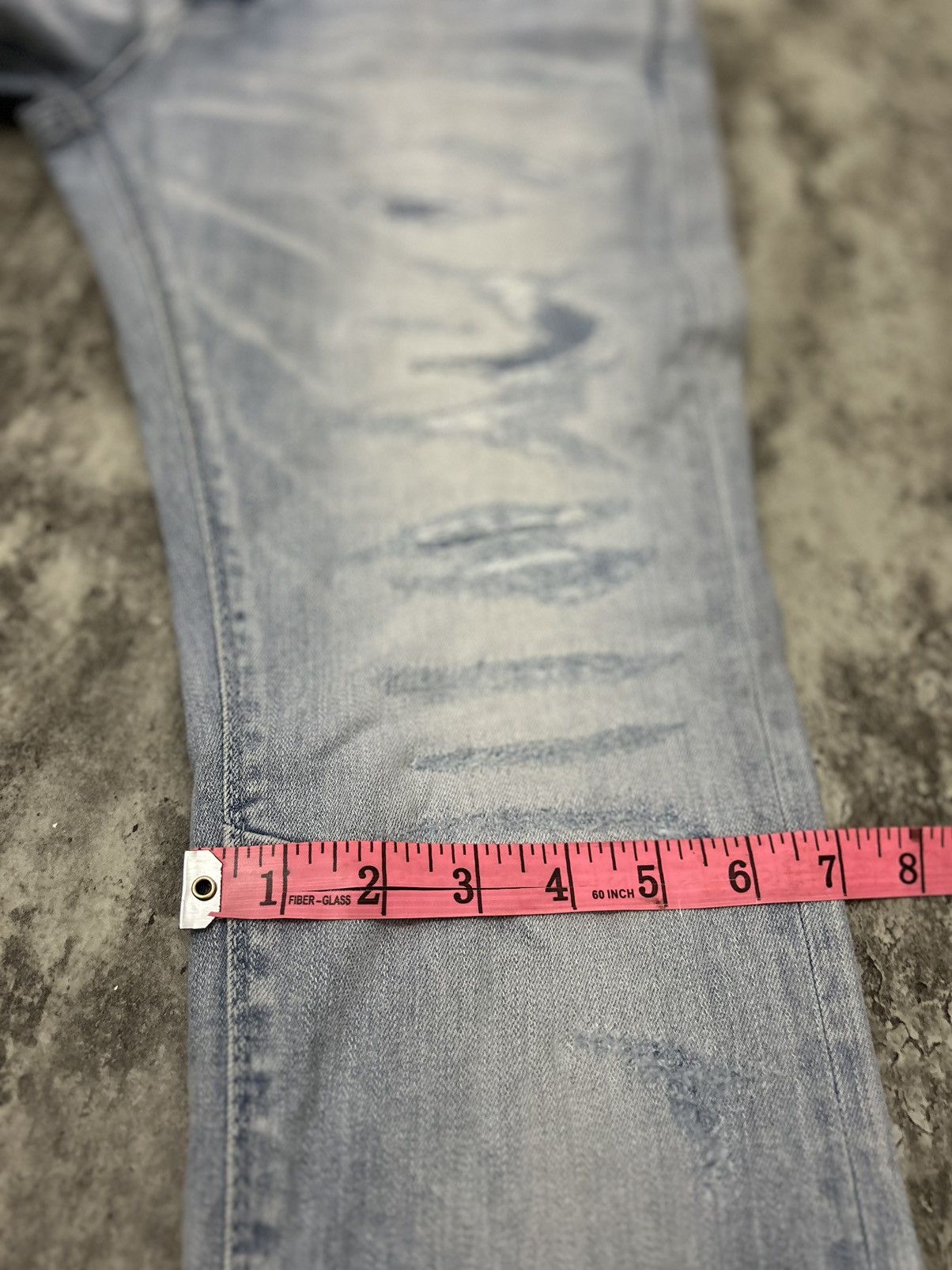 GOSTAR DE FUGA Gostar De Fuga Japan Slim Distressed Jeans Size US 34 / EU 50 - 14 Thumbnail