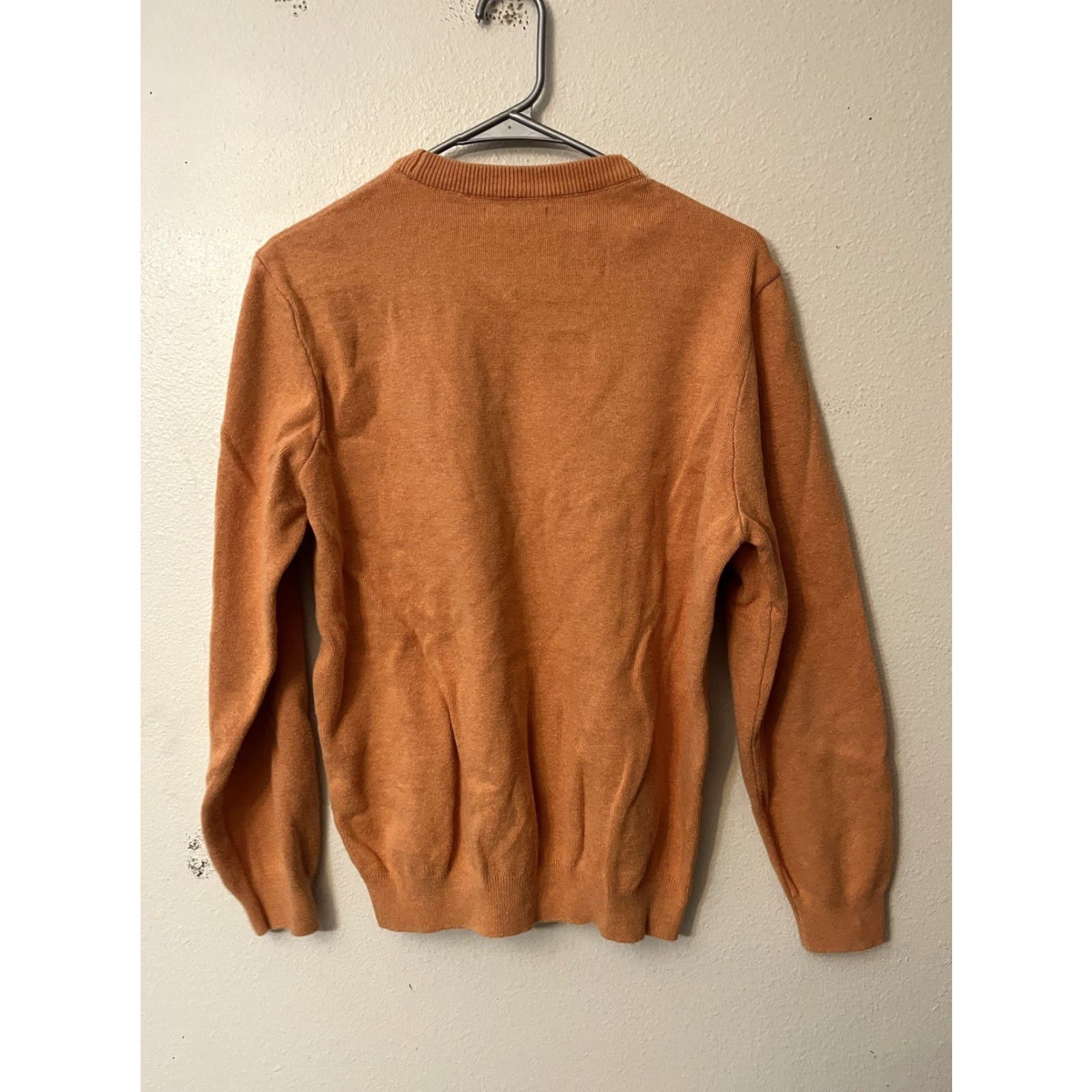 Zara Zara Sweater Womens Size Medium Orange Knit Long Sleeve Crew Pullover Size M / US 6-8 / IT 42-44 - 2 Thumbnail
