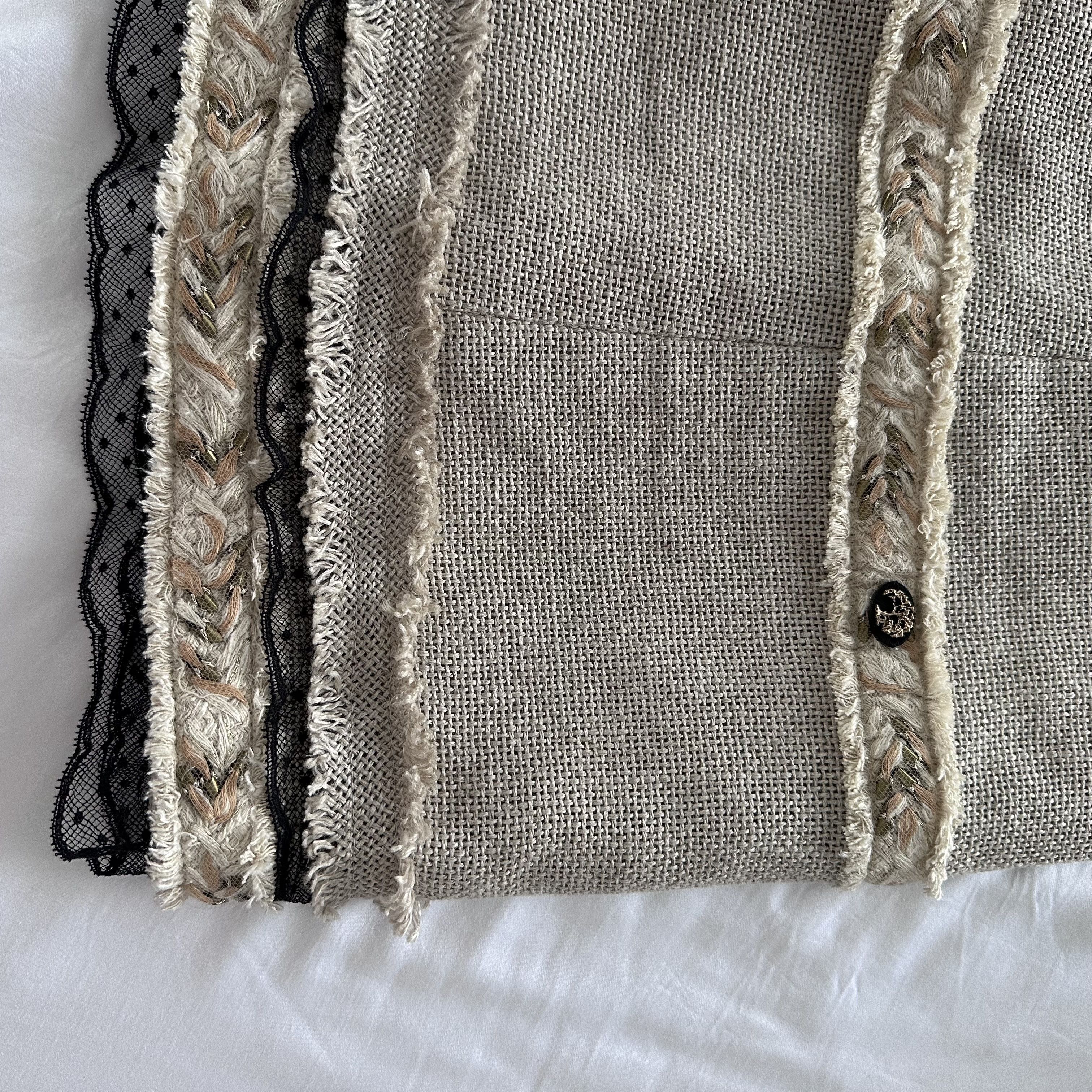 Chanel CHANEL S10 A-line linen dreas Size XS / US 0-2 / IT 36-38 - 13 Thumbnail