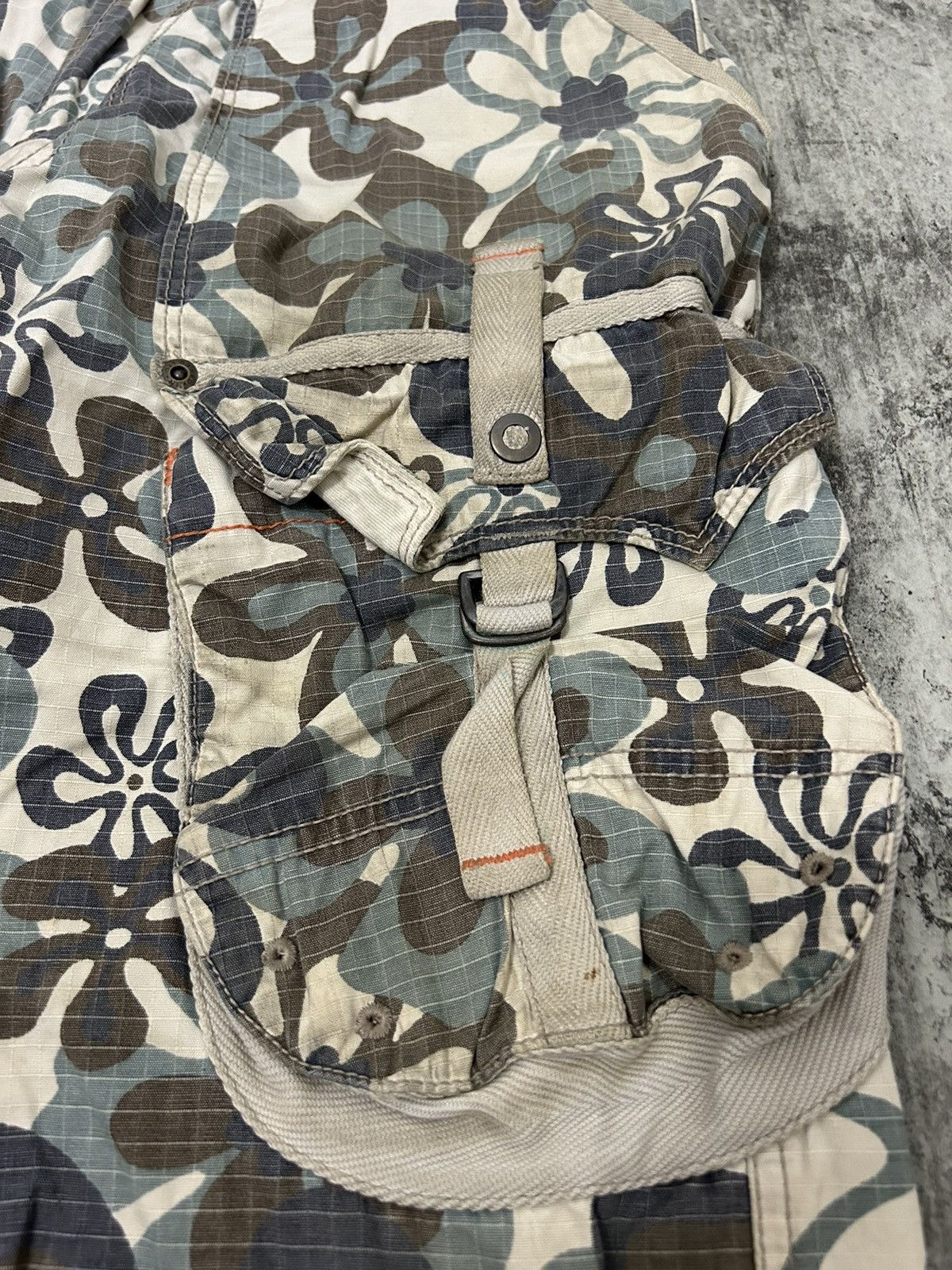 Edwin × Hysteric Glamour × Japanese Brand Edwin 505 Flower Multipocket Cargo Pants Size US 32 / EU 48 - 6 Thumbnail