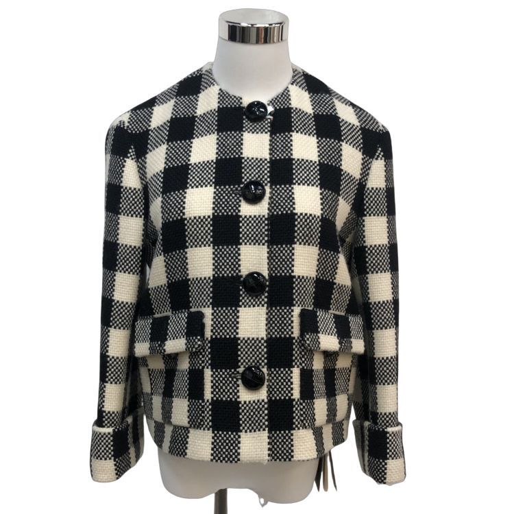 Gucci Gucci Checkered Wool Blazer Size 36 Size XS / US 0-2 / IT 36-38 - 1 Thumbnail