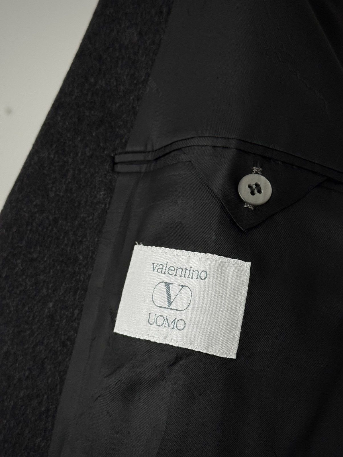 Valentino Vintage Valentino Double Breasted Wool Blazer Jacket Size 48R - 7 Thumbnail
