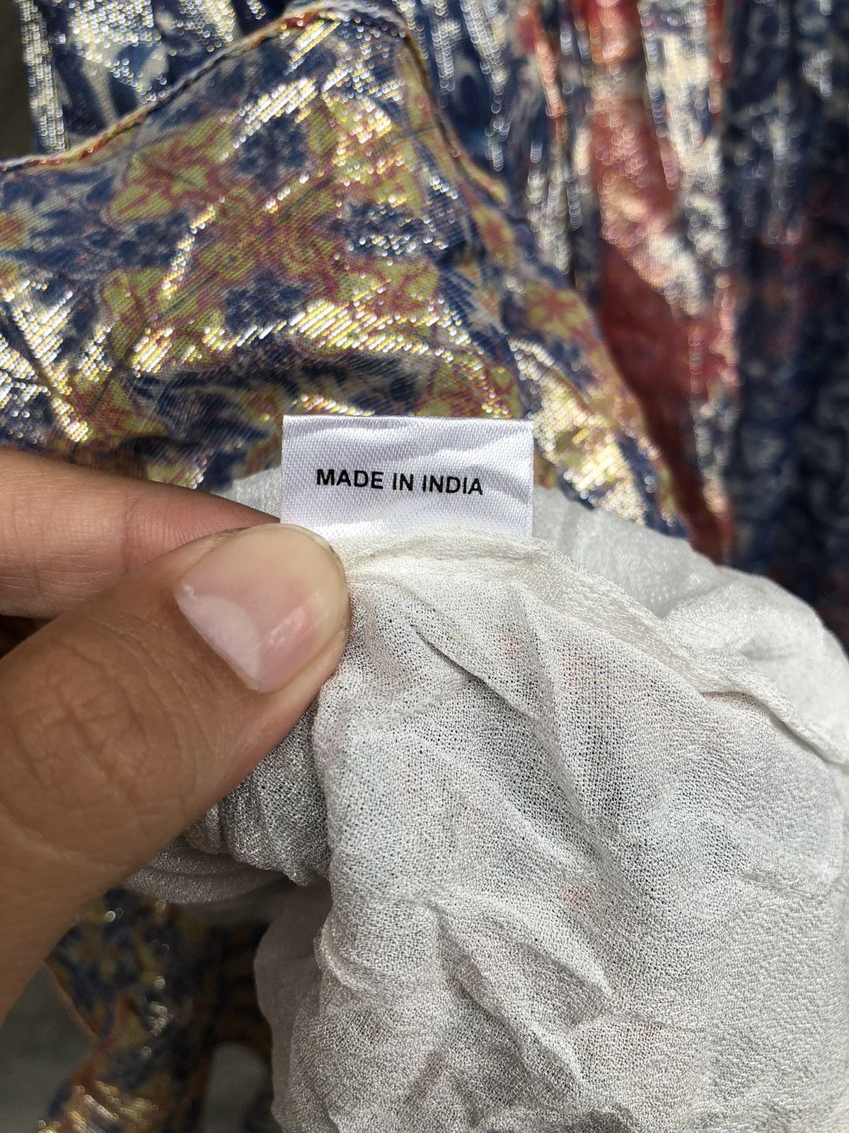 Hemant & Nandita Hemant & Nandita Women Midi Dress Size XS / US 0-2 / IT 36-38 - 14 Thumbnail