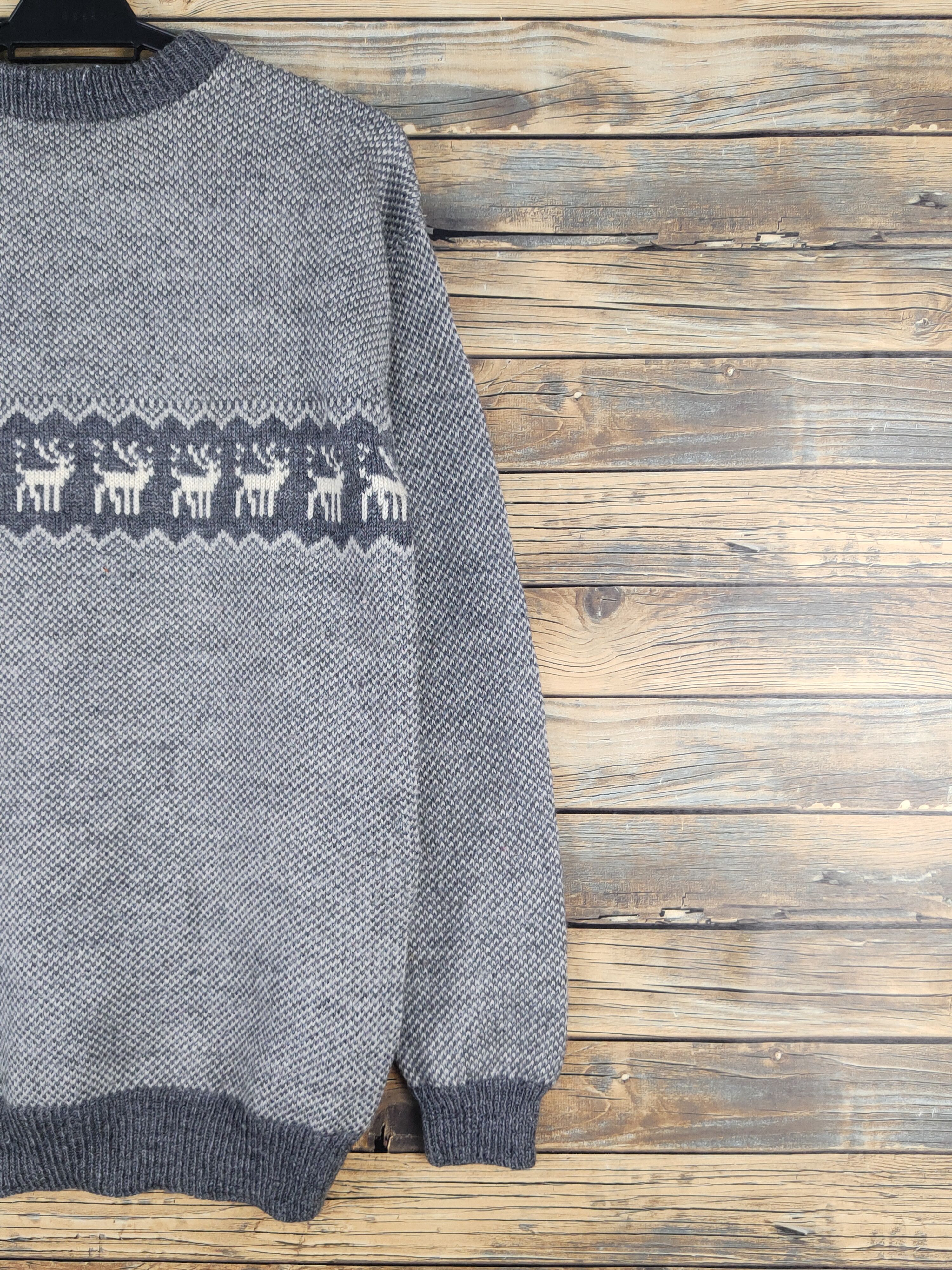 Vintage Japanese Brand Gray Knitwear Sweatshirts #W1335 Size US S / EU 44-46 / 1 - 9 Thumbnail