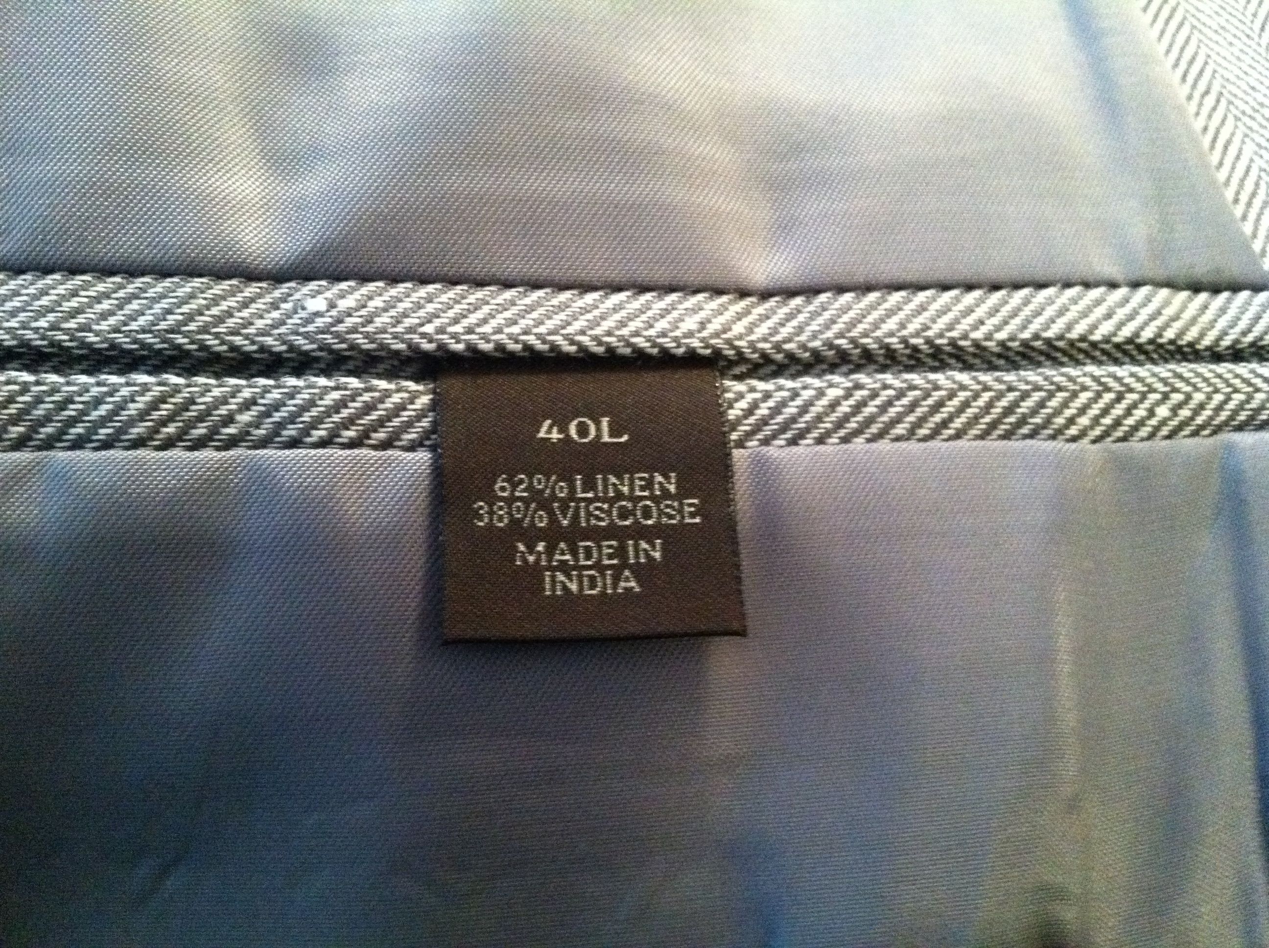 Tasso Elba TASSO ELBA MENS NEW 62%LINEN 38%VISCOSE SPORT JACKET 40L Size 40L - 6 Thumbnail