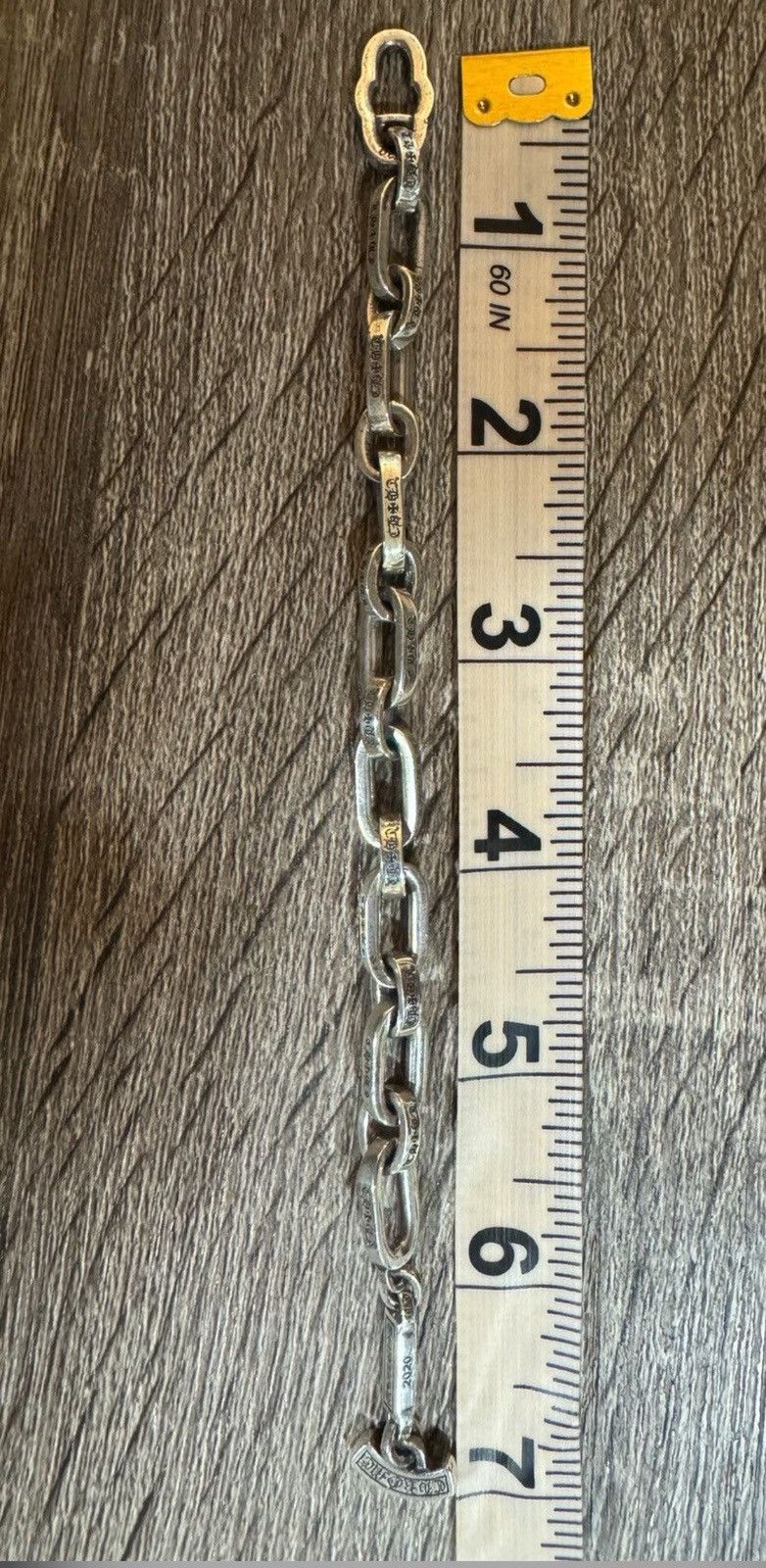 Chrome Hearts Chrome Hearts Large Link Paper Chain Bracelet Size ONE SIZE - 11 Thumbnail