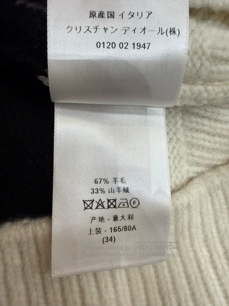 Dior Dior Lucky Number 8 Hooded Knitwear sweater Size XXS / US 00 / IT 34 - 6 Thumbnail
