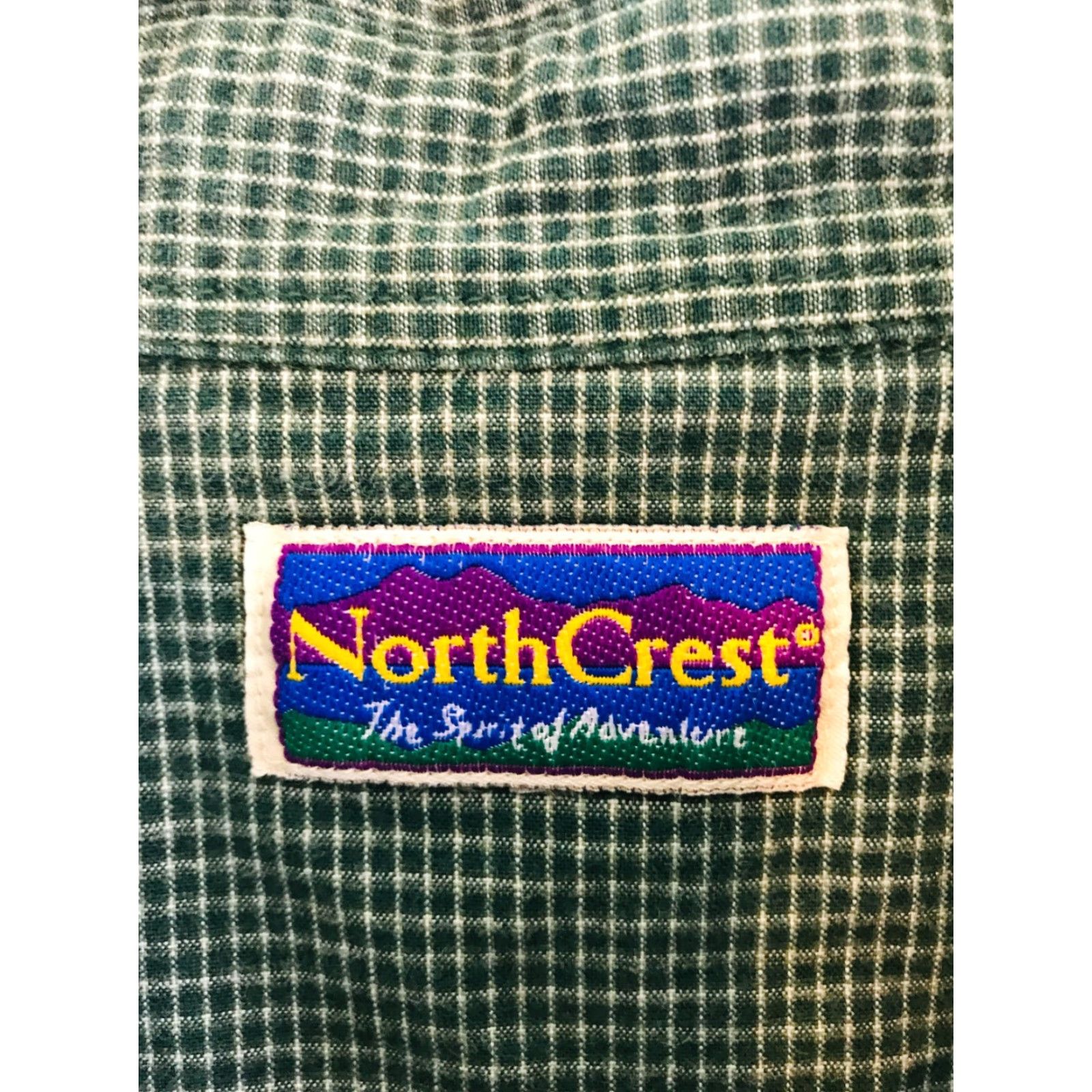 Vintage **Men's North Crest Green Check Button-Down XL Long Sleeve Shirt** User: **Men's North Crest Green Check Button-Down XL Long Sleeve Shirt** Size US XL / EU 56 / 4 - 5 Thumbnail