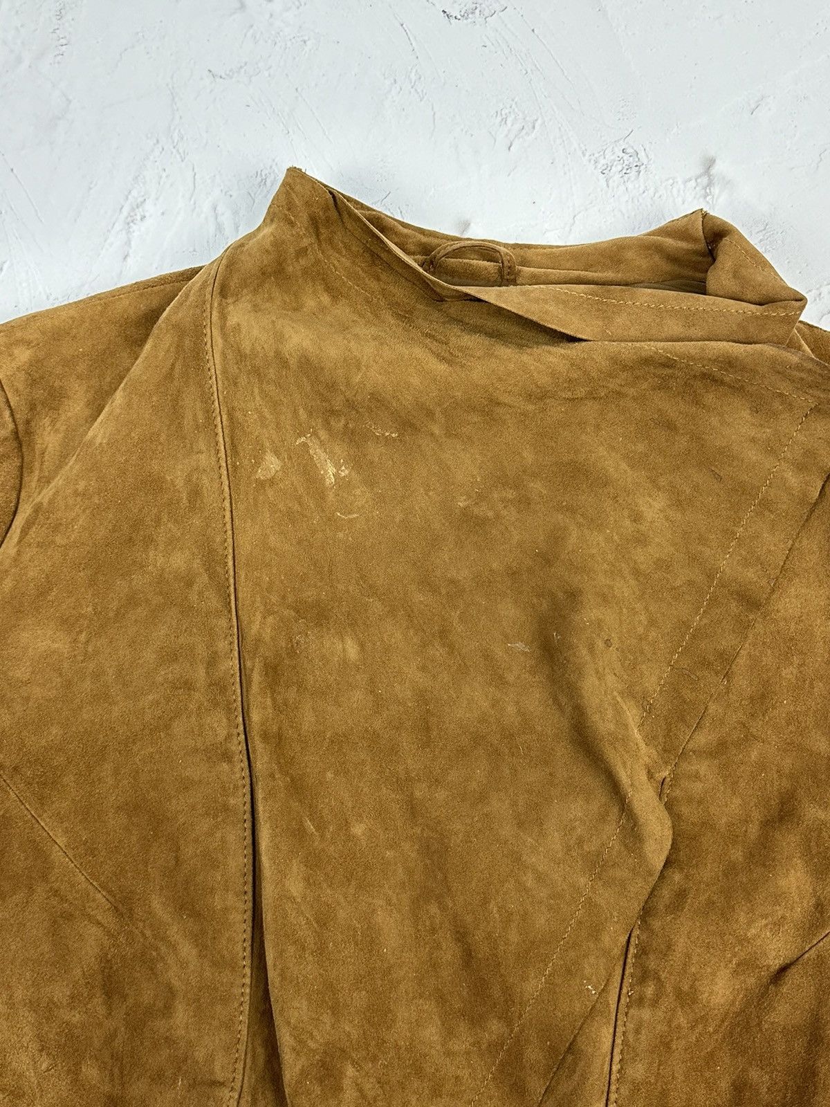 If Six Was Nine Vintage Brown Suede Jacket Size XL / US 12-14 / IT 48-50 - 9 Thumbnail