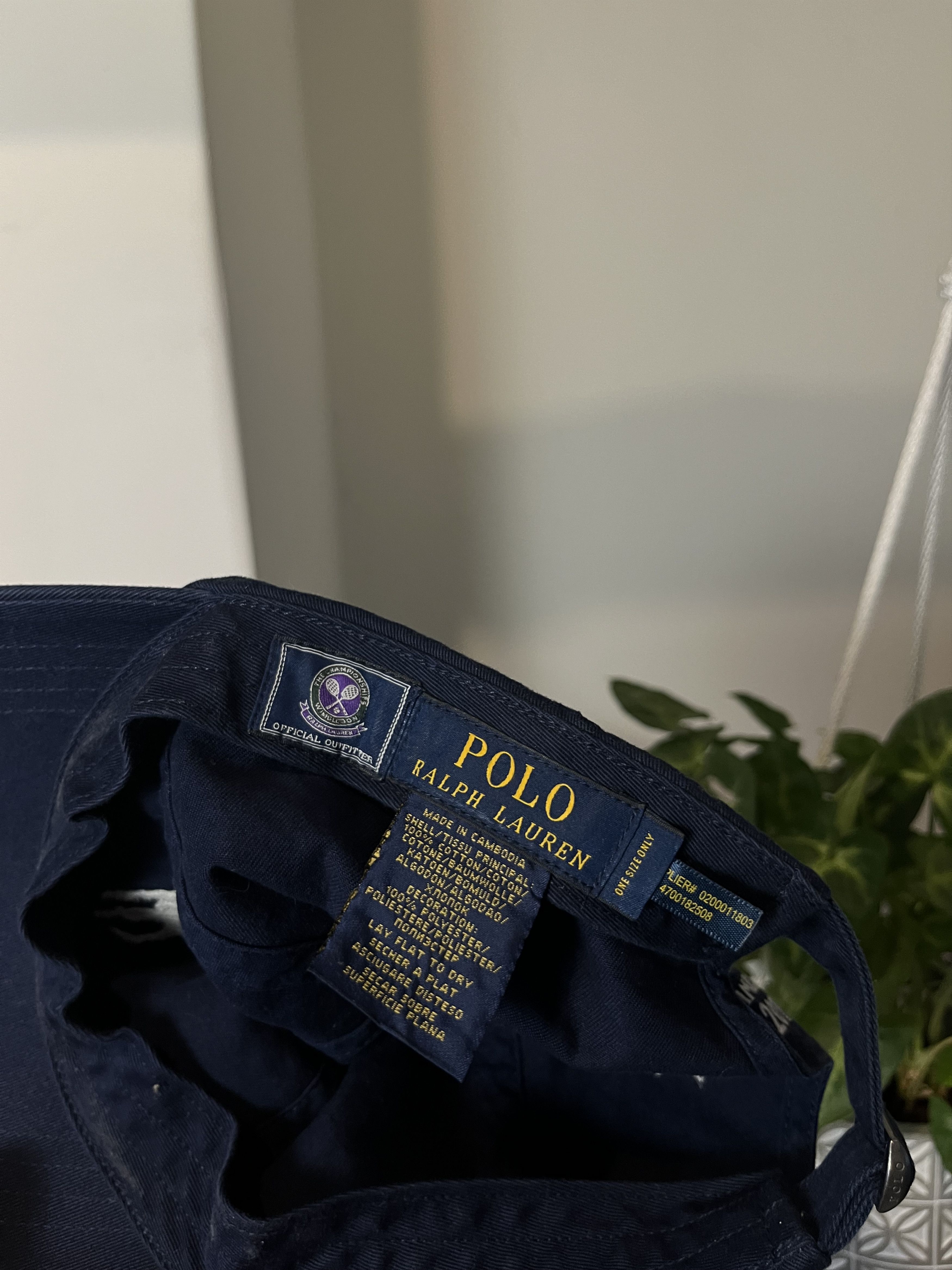 Polo Ralph Lauren × Vintage Polo Ralph Lauren 2015 Wimbledon Cap Hat Size ONE SIZE - 4 Thumbnail