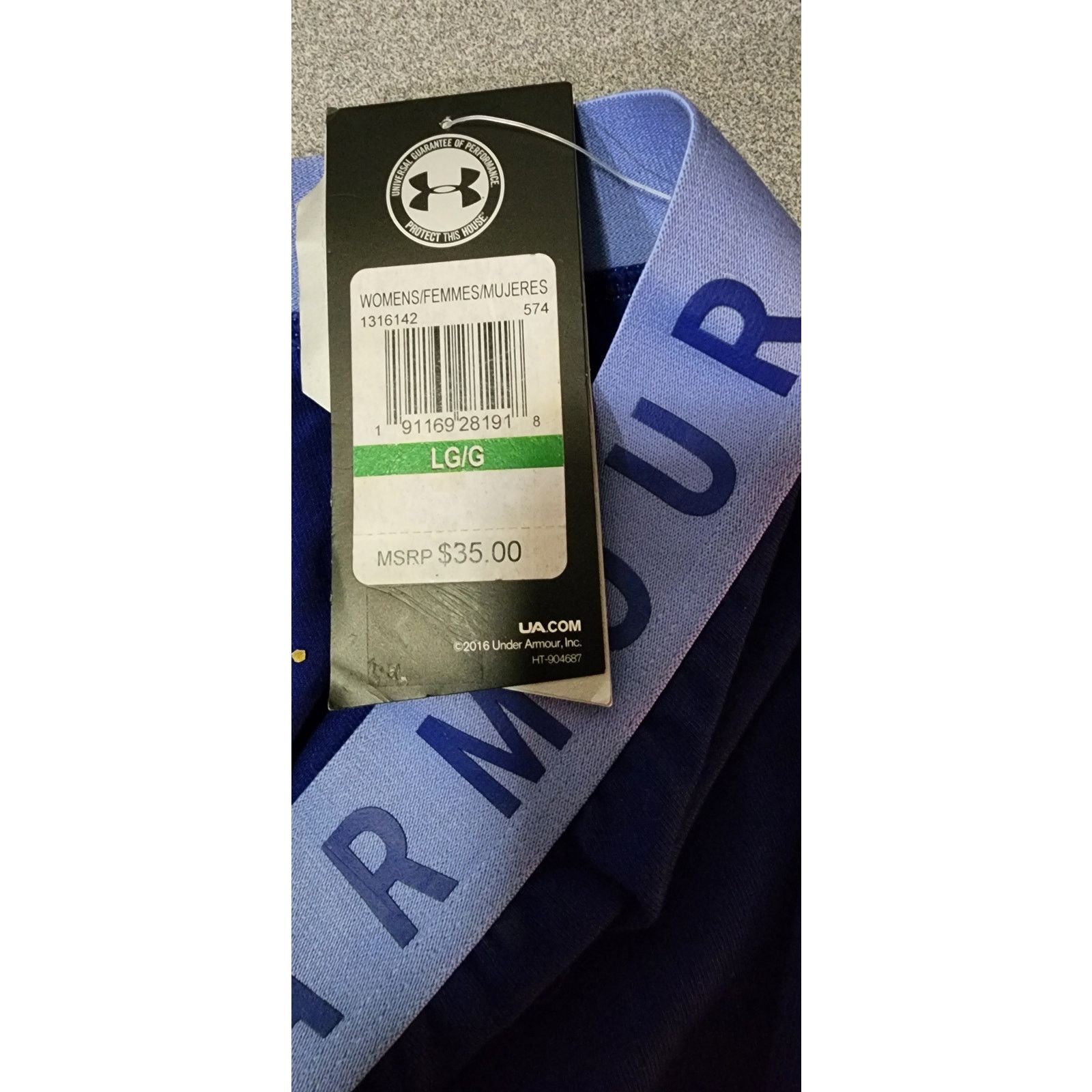 Under Armour Under Armour womens blue exercise pants Size Large Size 36" / US 14 / IT 50 - 4 Thumbnail