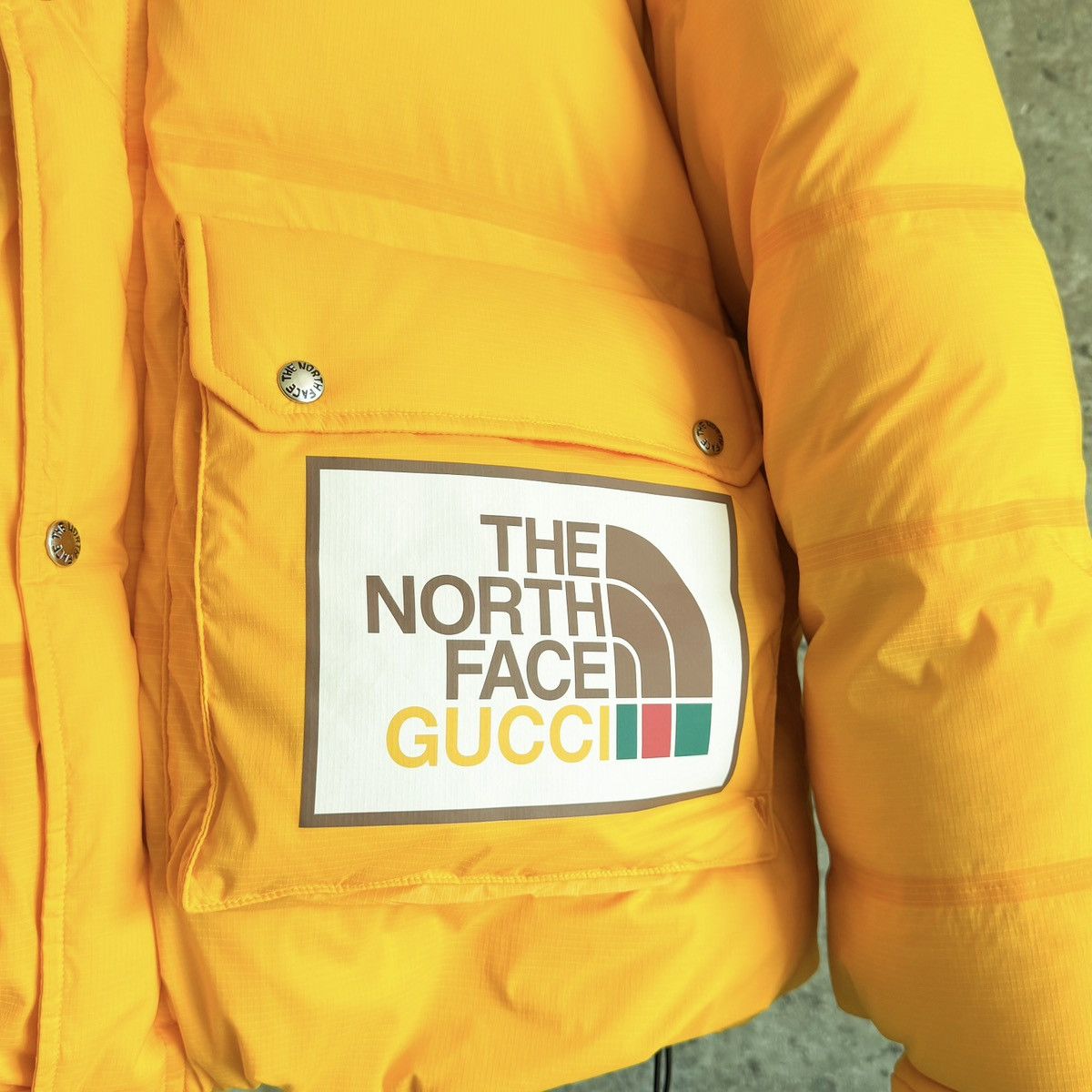 Gucci × The North Face Gucci x The North Face Yellow Puffer Down Jacket Size US M / EU 48-50 / 2 - 3 Thumbnail